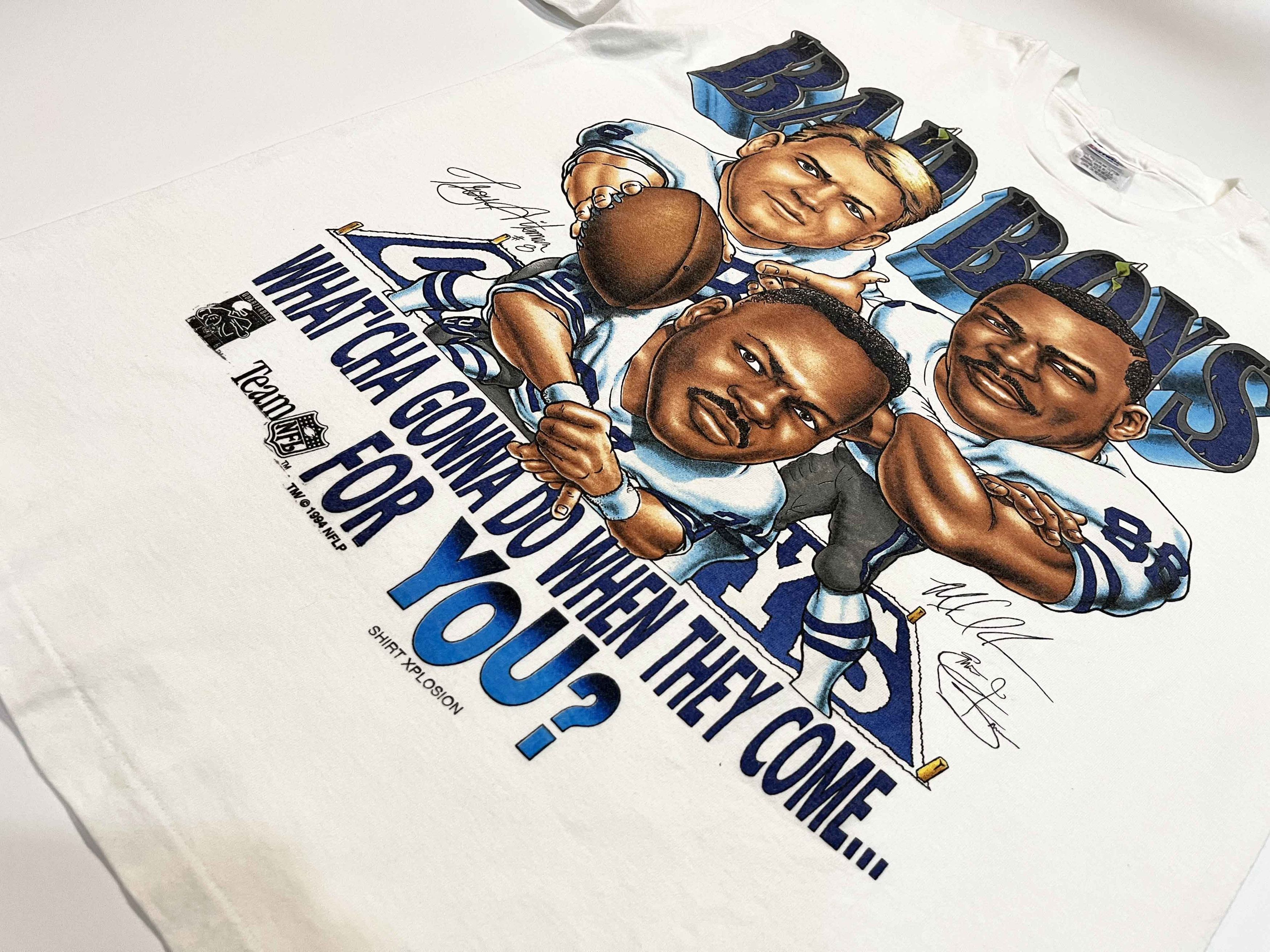 Hanes × NFL × Vintage Vintage Shirt Xplosion 1994 NFL Dallas Cowboys T-Shirt Size US L / EU 52-54 / 3 - 7 Thumbnail