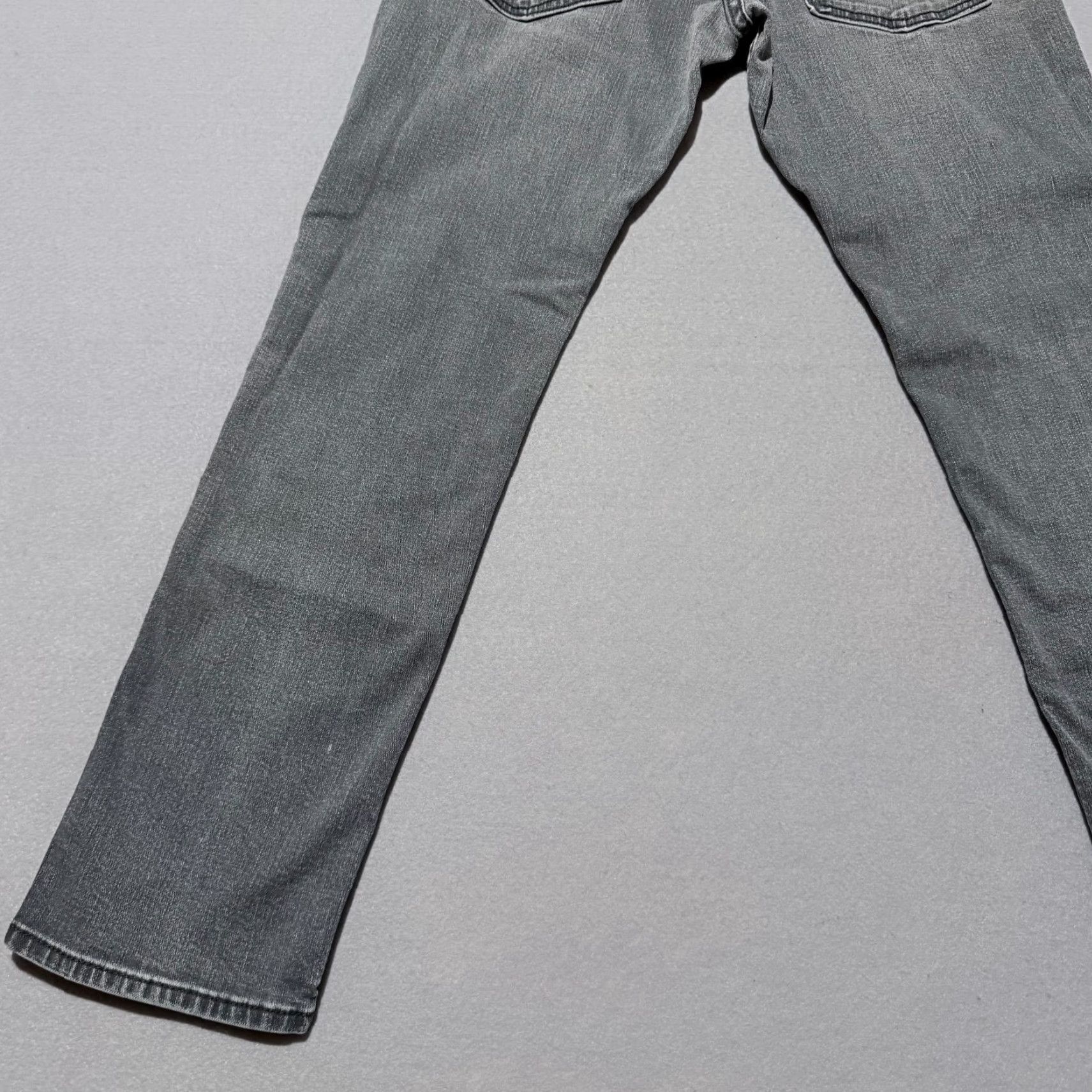 Levi's Levi's 511 Straight Jeans Men Gray Denim Low Rise Zip Fly Slim Fit - 31X30 Size US 31 - 7 Thumbnail