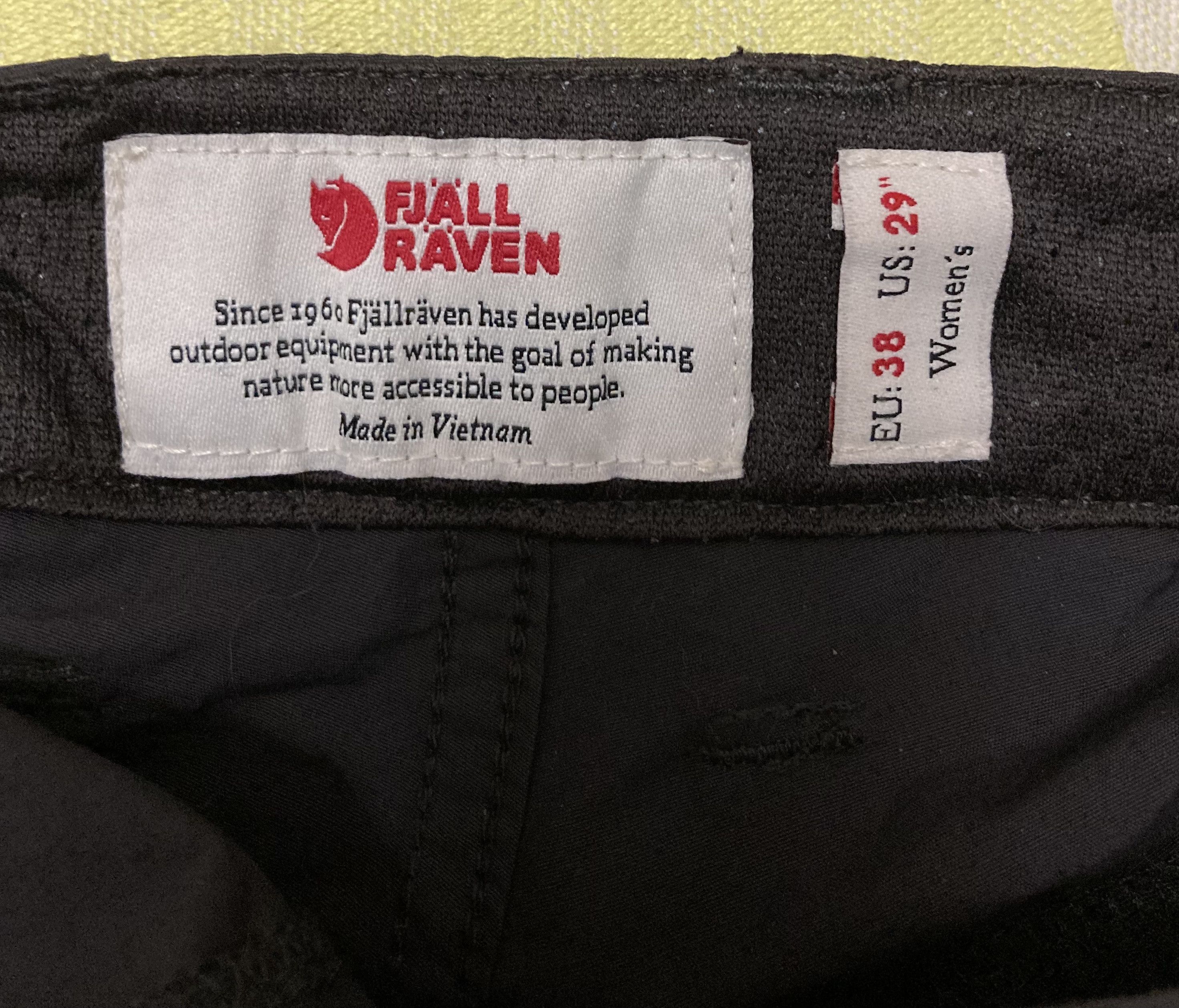 Fjallraven Fjallraven Outdoor Active Cargo Trousers Travellers MT W Size 29" - 5 Thumbnail