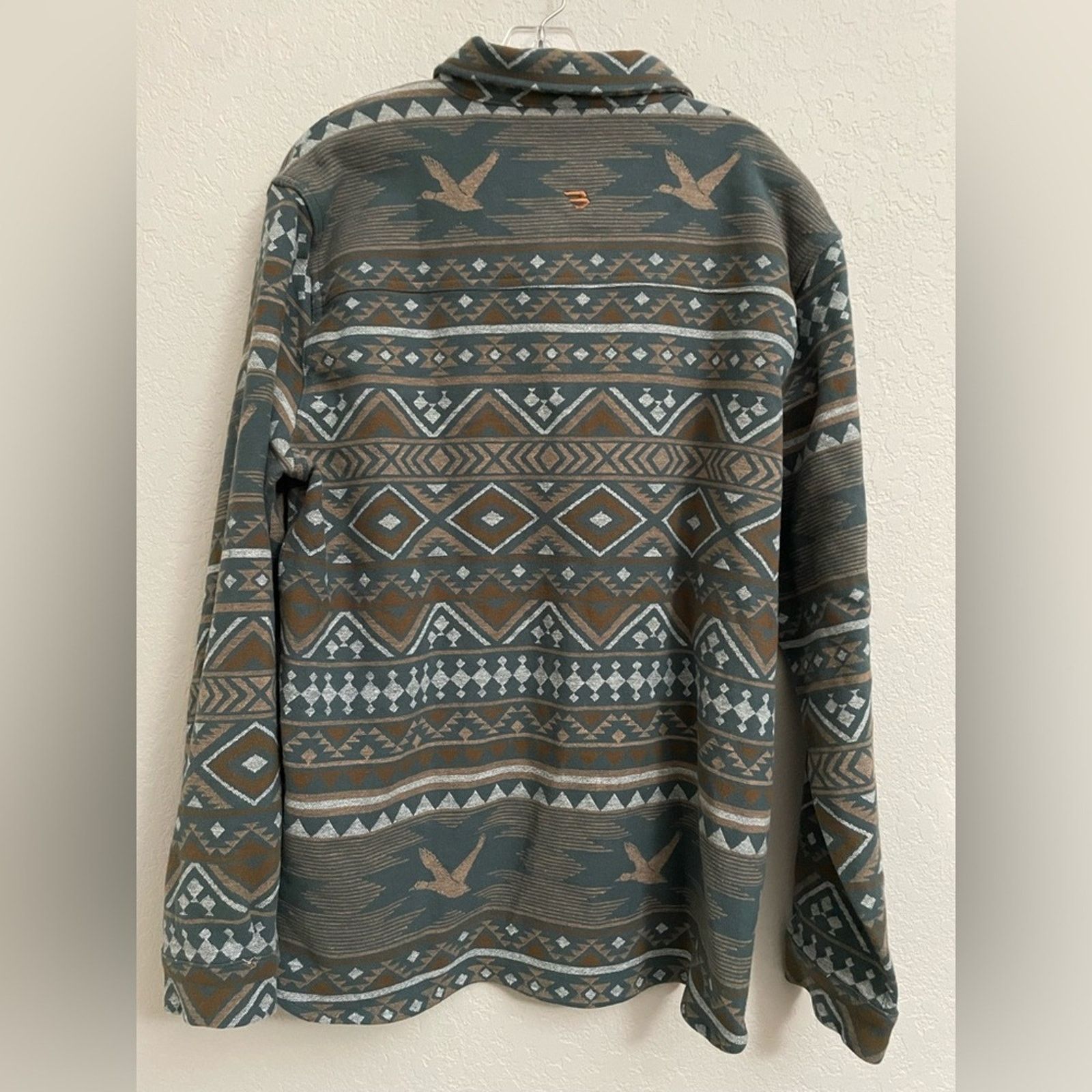 Other Burlebo Heavyweight Flannel Whitetail Aztec Olive Men L Size US L / EU 52-54 / 3 - 8 Thumbnail