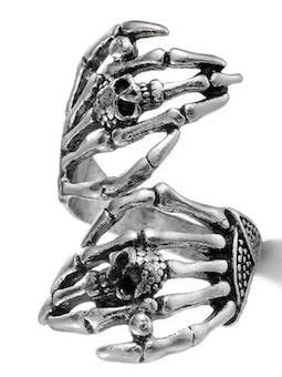 Jewelry Skeleton Hug Ring Size ONE SIZE - 6 Thumbnail