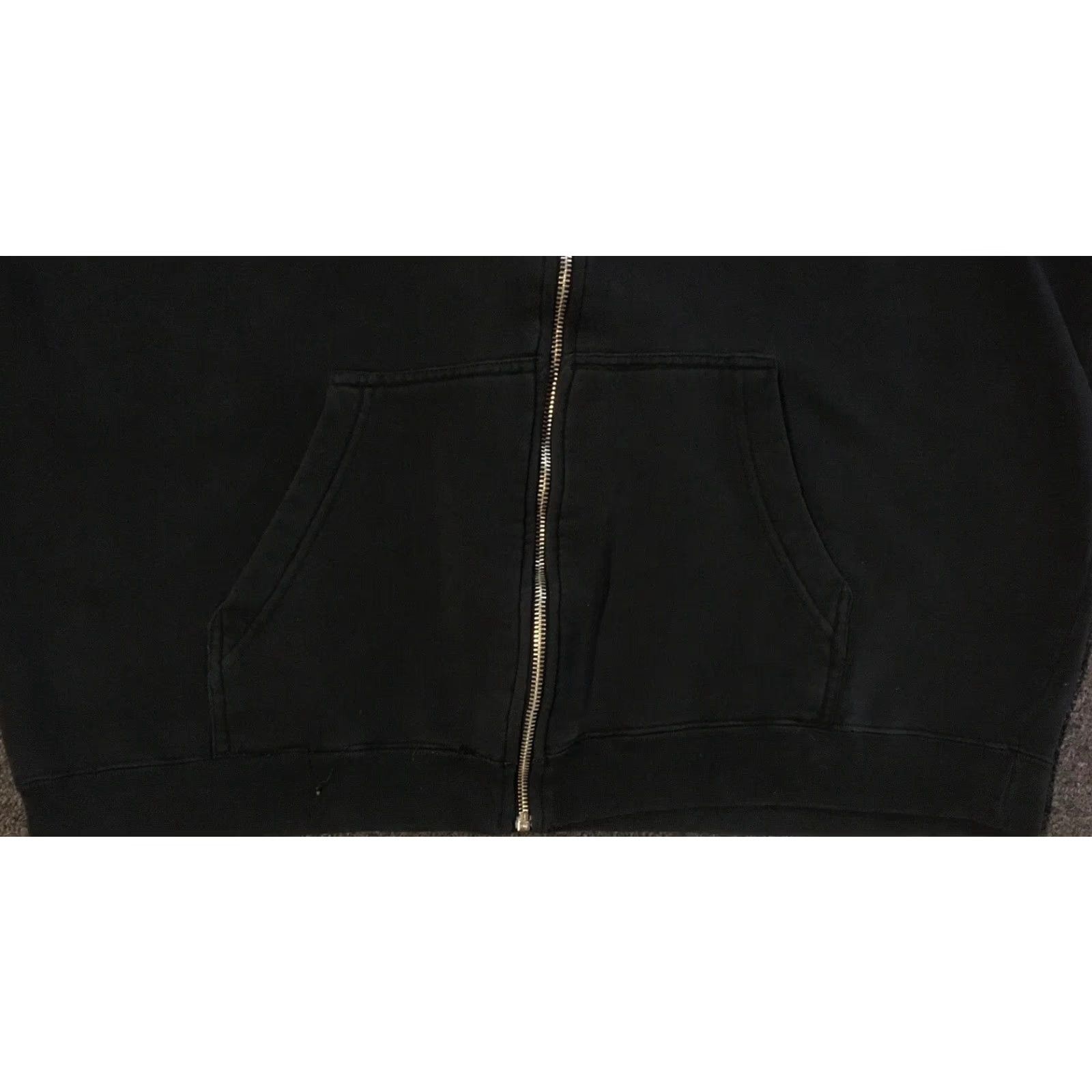 Quiksilver Vtg Rip Curl Faded Distress Zip Hoodie L Surf Skate Grunge OP Billabong 90s Y2K Hoodie Mens Black Regular Size L Sweatshirt Size US L / EU 52-54 / 3 - 5 Thumbnail