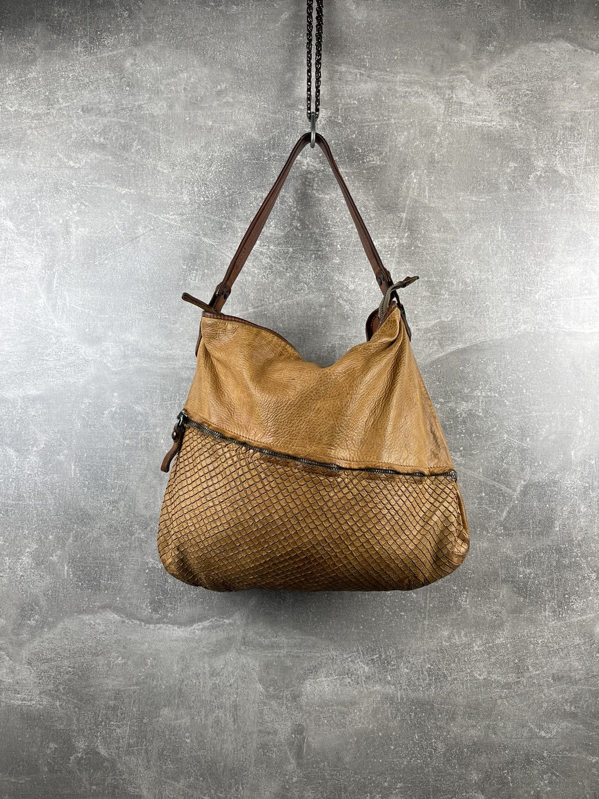 Campomaggi × Vintage Campomaggi Archives Avant Garde Beige Leather Tote Shoulder Size ONE SIZE - 7 Thumbnail