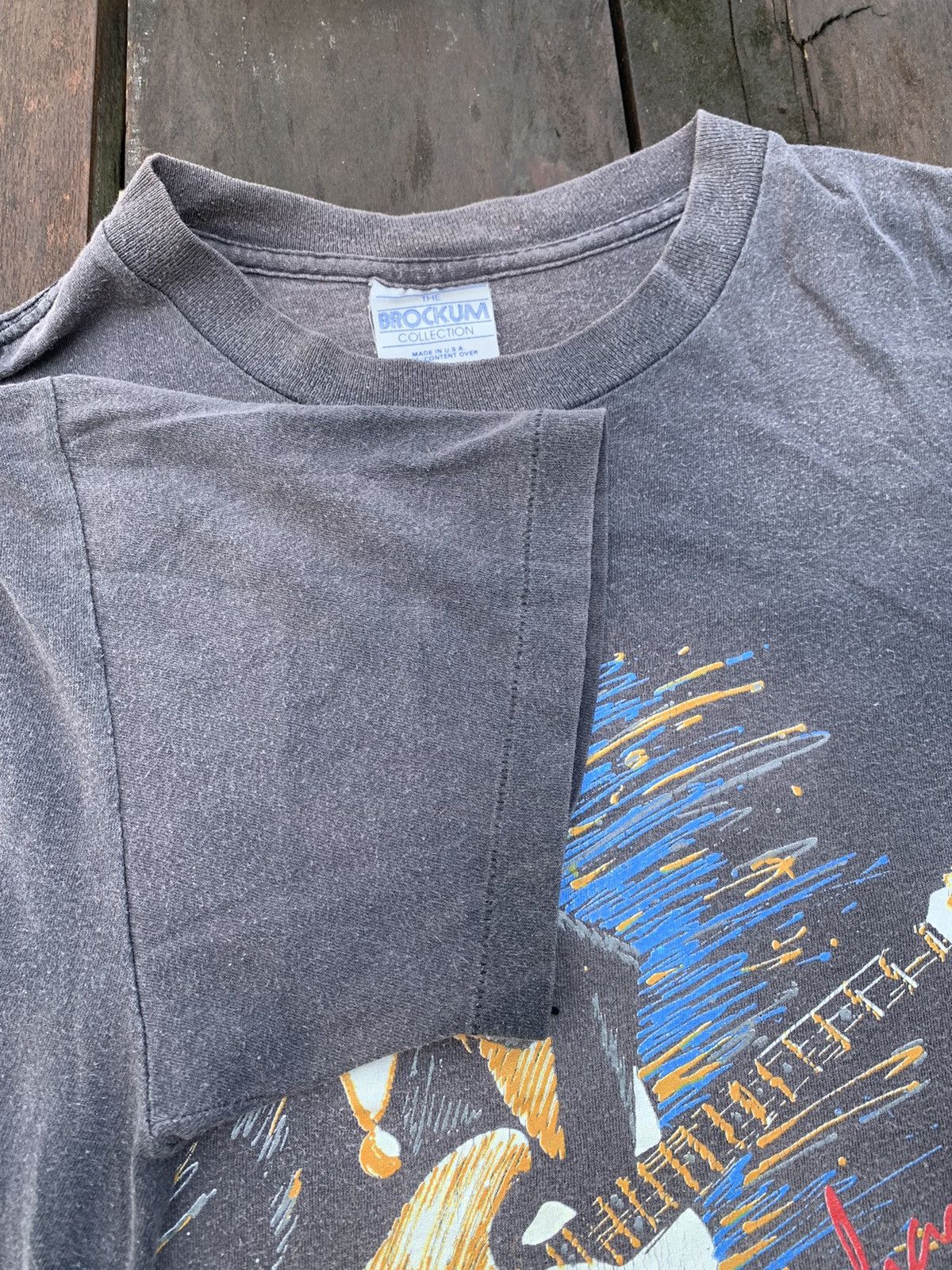 Band Tees × Brockum × Vintage 90’s Stevie Ray Vaughan vintage tshirt Size US L / EU 52-54 / 3 - 6 Thumbnail
