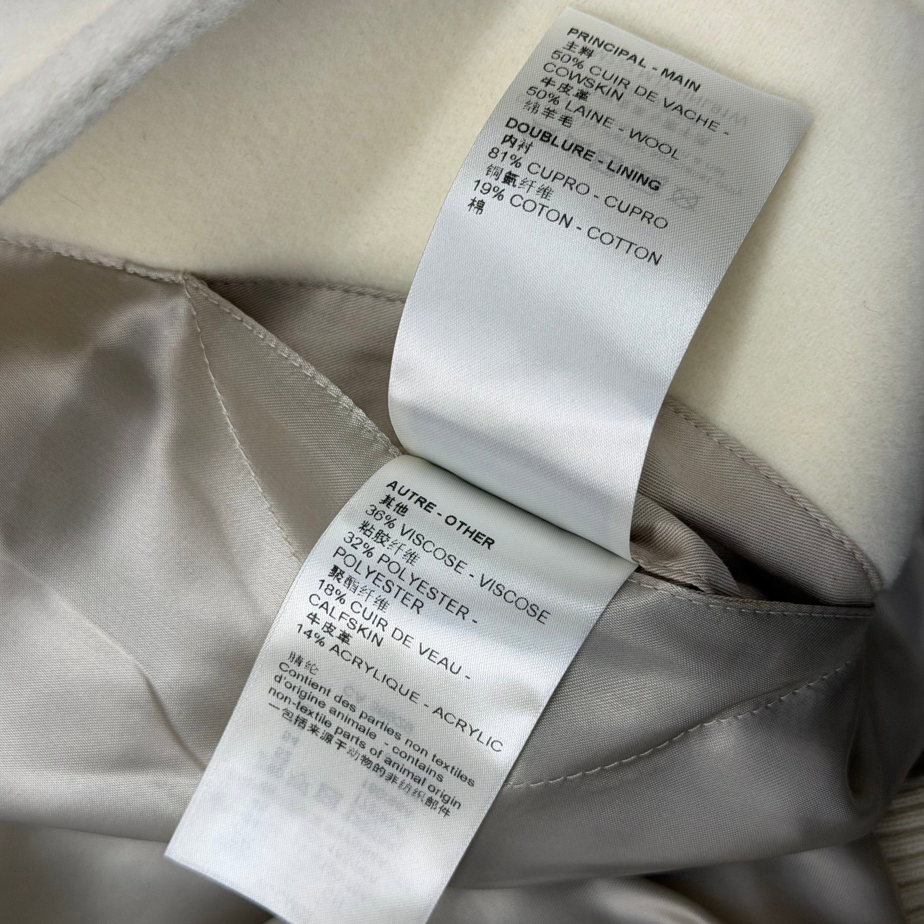 Louis Vuitton Louis Vuitton Bunny Milky White Varsity Jacket 50 (L) Size US L / EU 52-54 / 3 - 9 Thumbnail