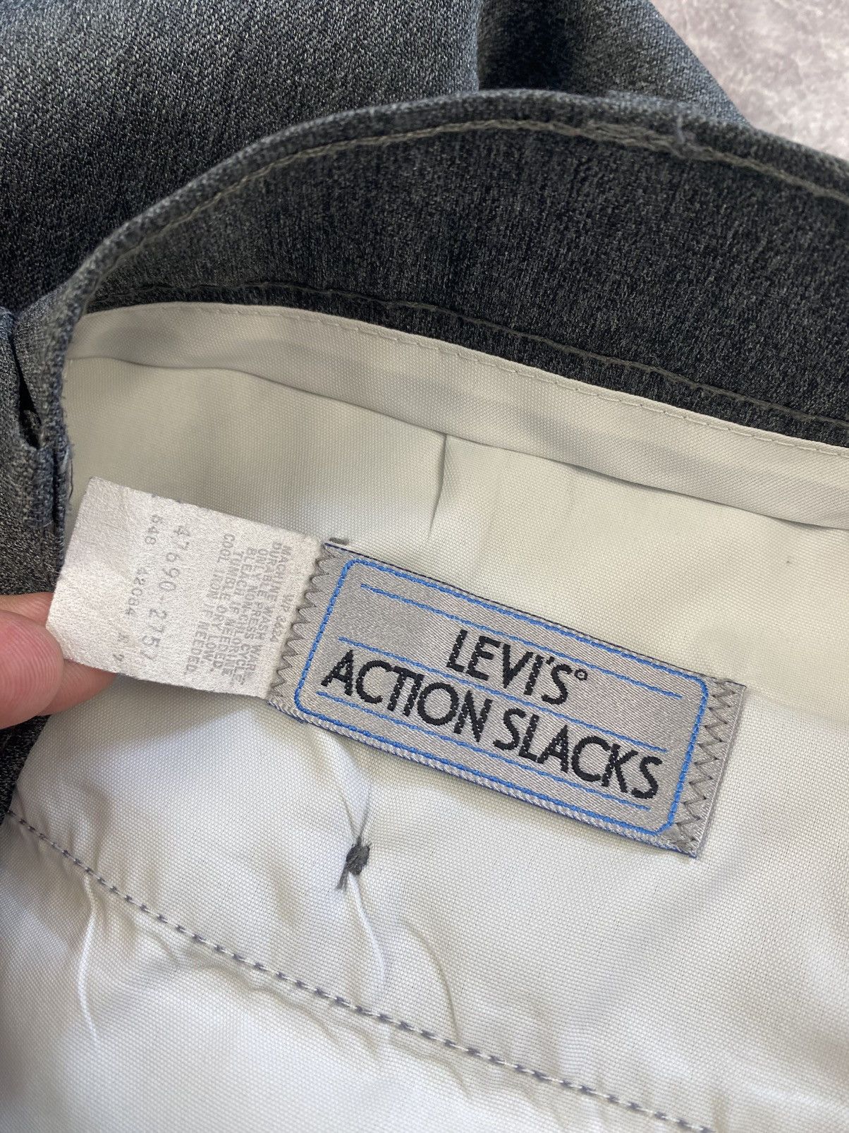 Levi's Vintage Levi’s Action Slacks Talon Zip Trousers Size US 34 / EU 50 - 5 Thumbnail