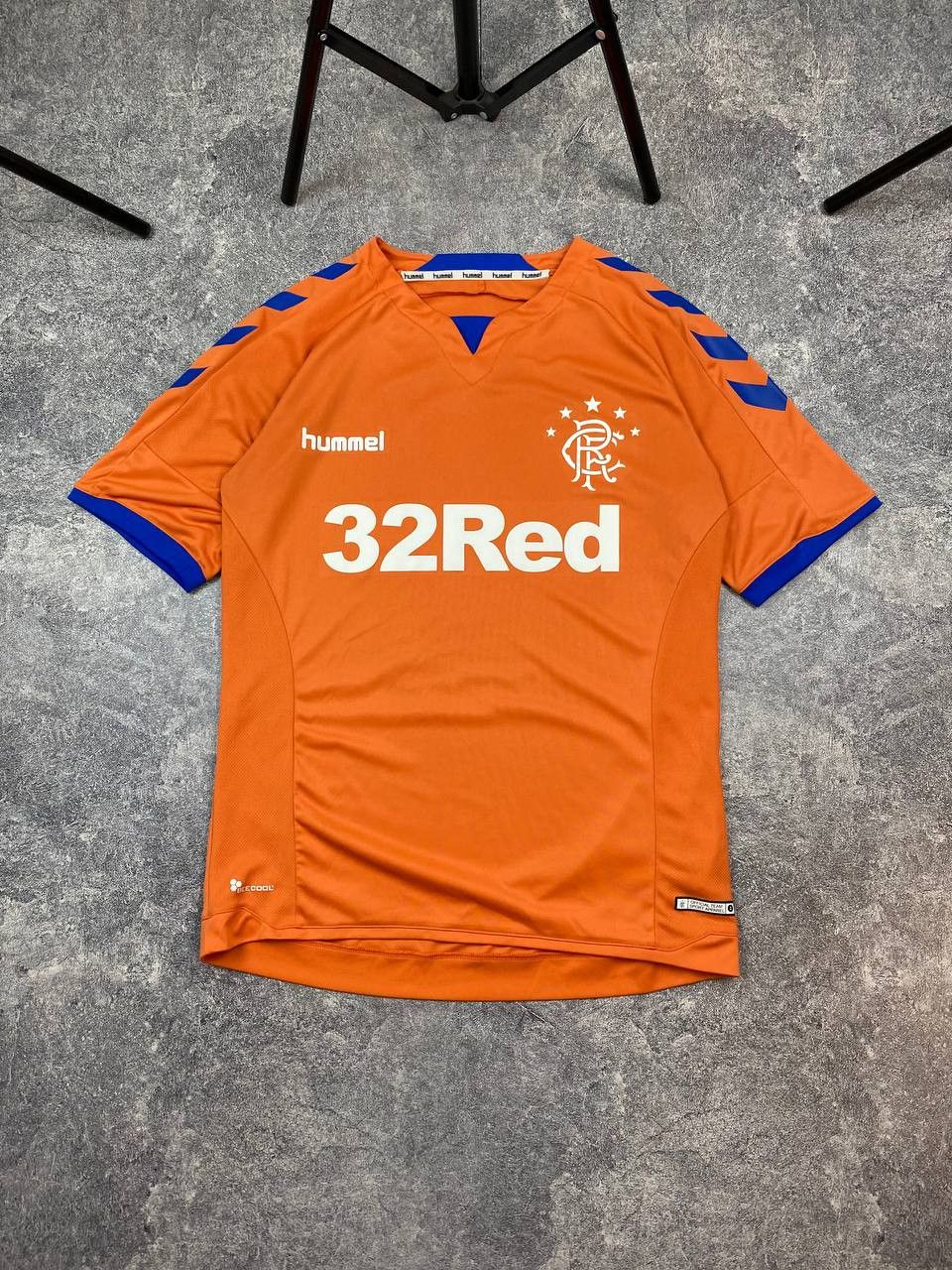 Hummel FC Glasgow Rangers Soccer jersey hummel orange 32RED Size US S / EU 44-46 / 1 - 1 Thumbnail