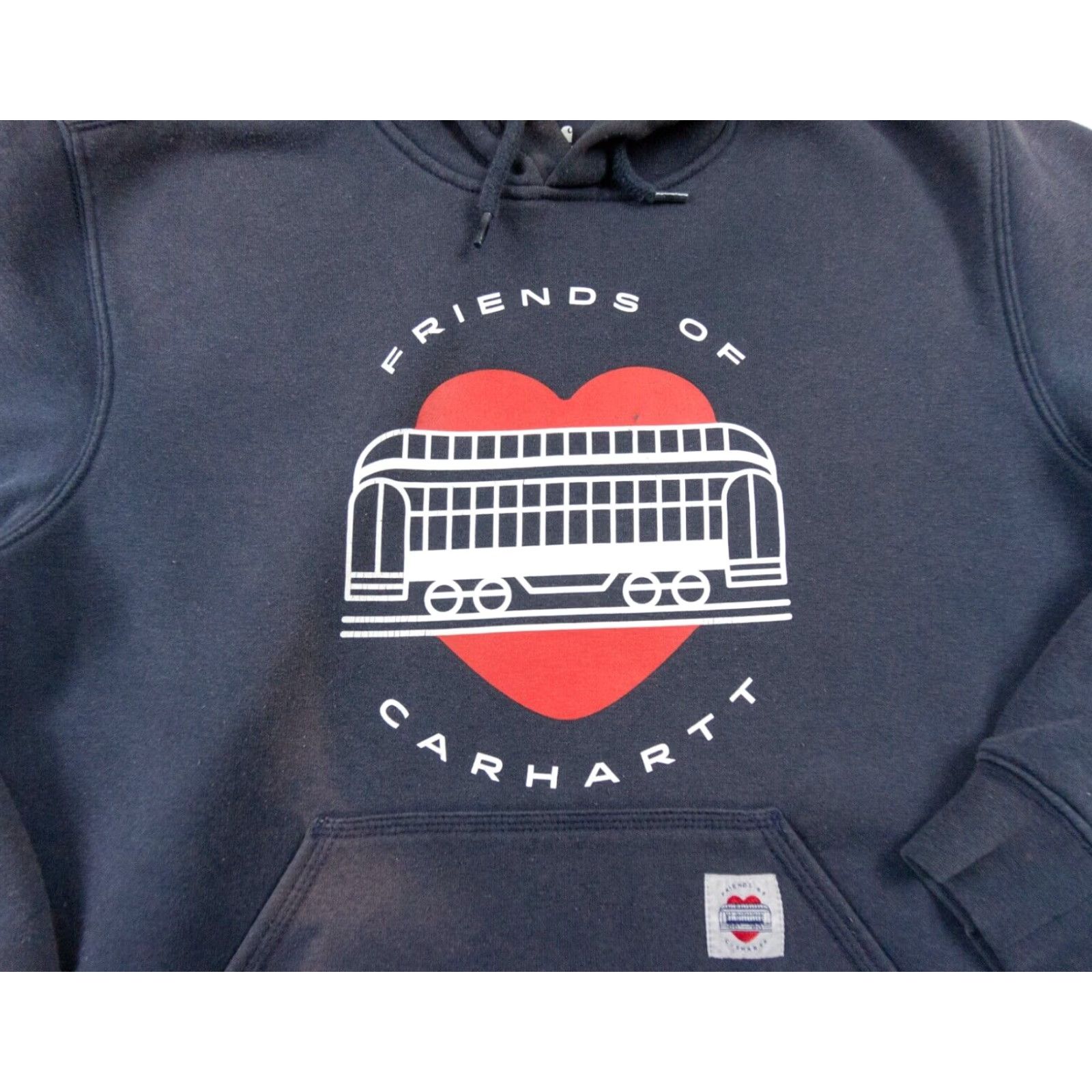 Carhartt Carhartt Hoodie Mens Small Blue Pullover Regular Fit All Seasons Faded Logo Sweatshirt Size US S / EU 44-46 / 1 - 2 Thumbnail