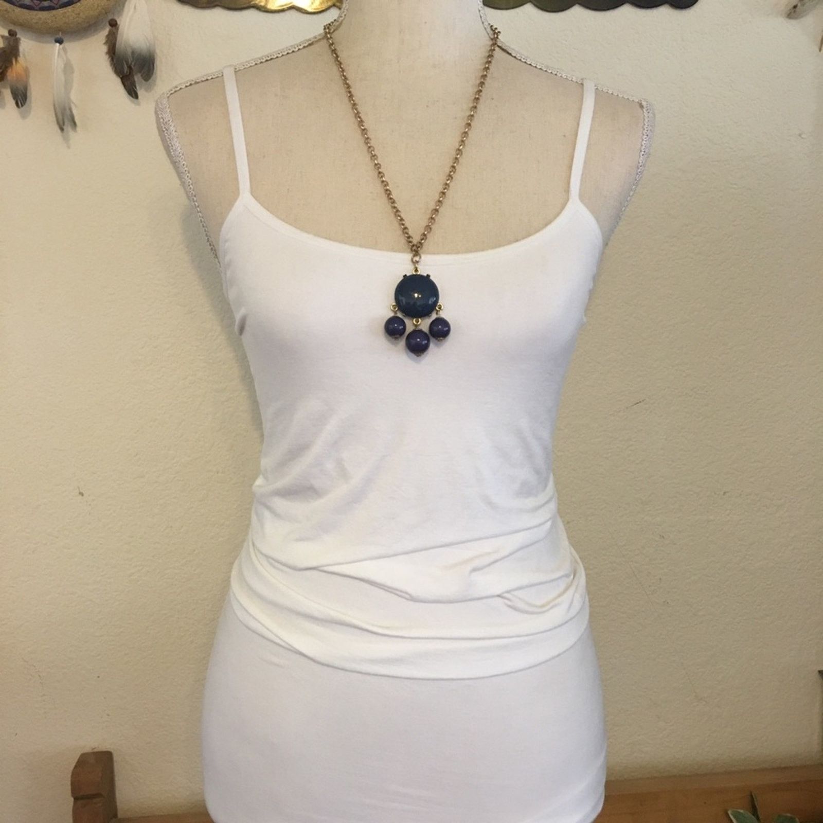 Jewelry Two tone beaded gold chain long necklace Size ONE SIZE - 4 Thumbnail