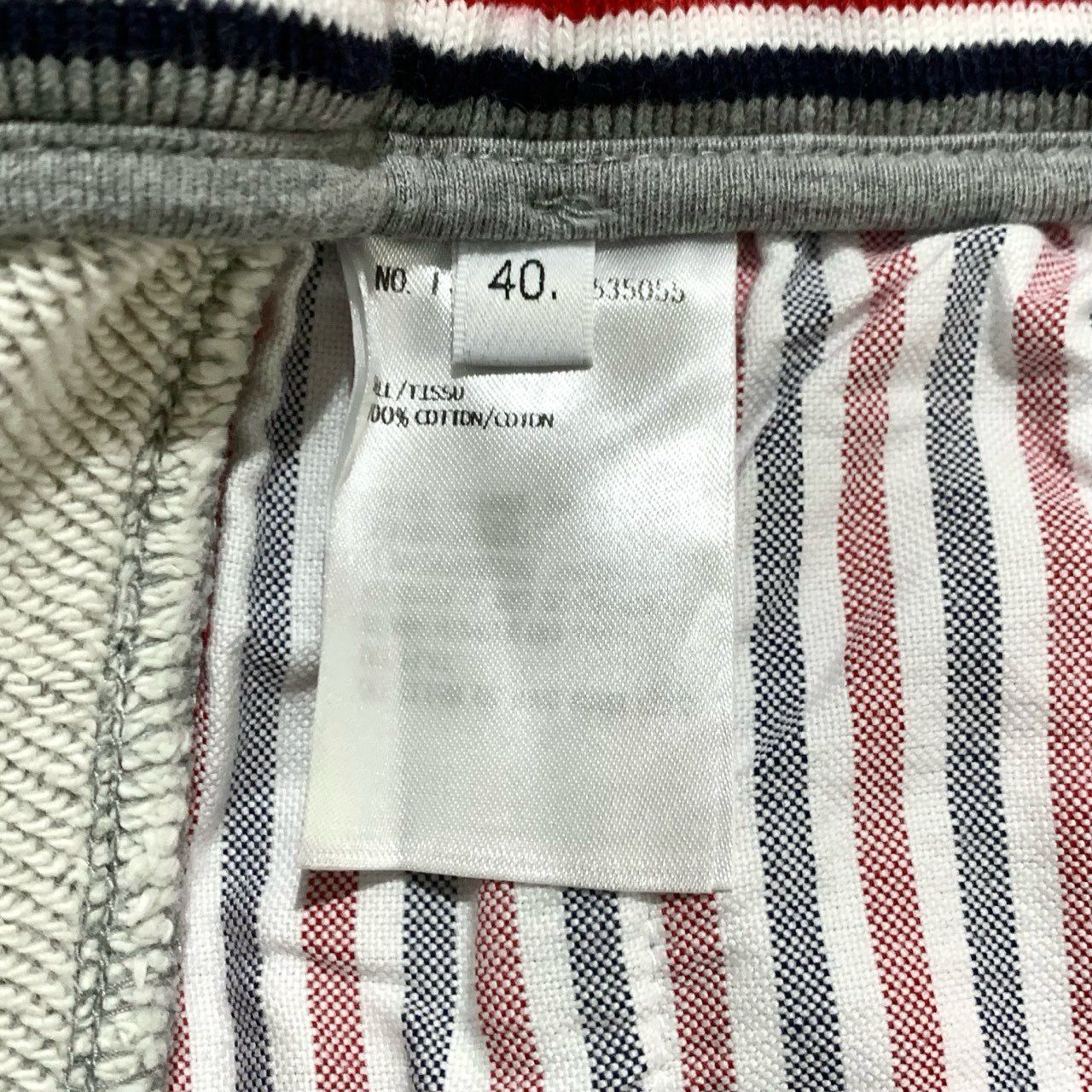 Thom Browne Thom Browne Gray Casual Sweatpants With Classic Four-Bar Str Size US 40 / EU 56 - 3 Thumbnail