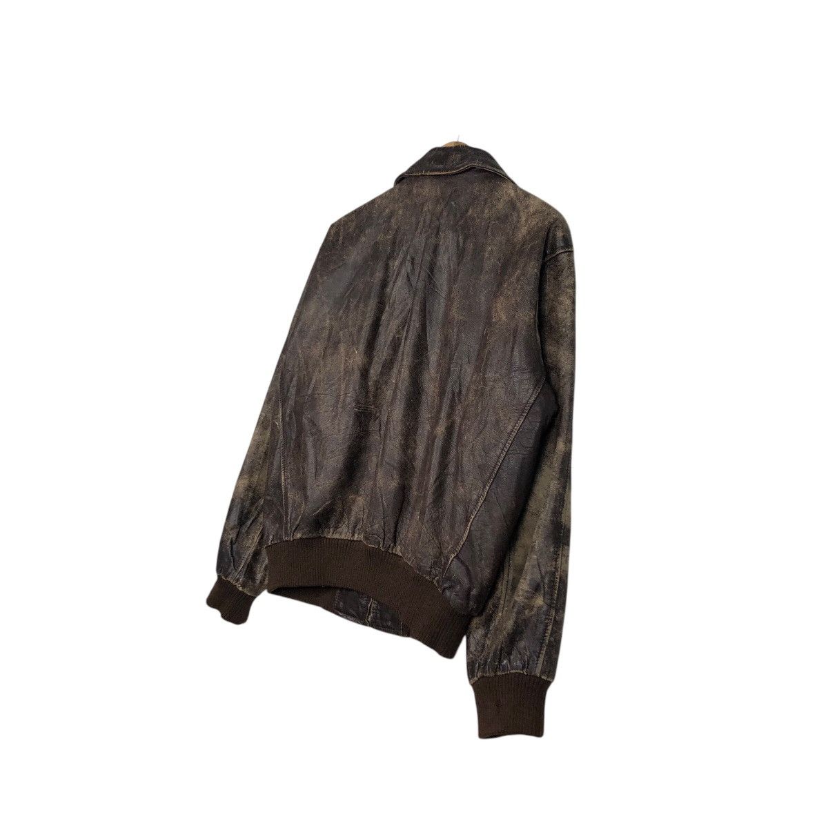 Japanese Brand 📌Vintage Genuine Leather Jacket Deluxe Japan Made Size US L / EU 52-54 / 3 - 11 Thumbnail