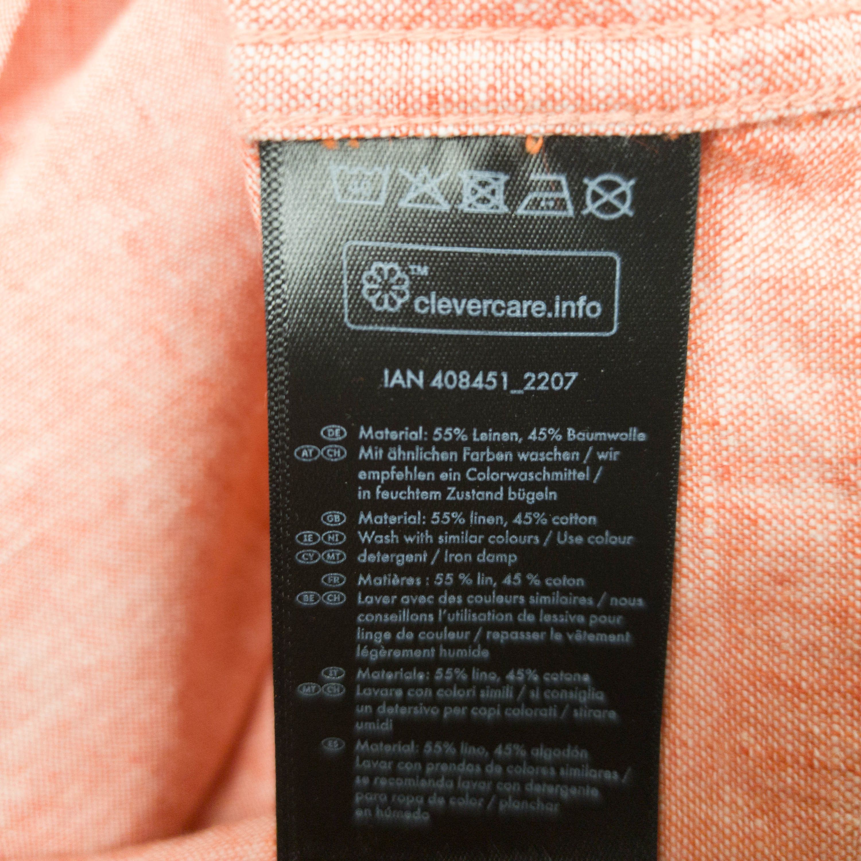 Other MENS LIVERGRY SHIRT LONG SLEEVE LINEN COTTON SIZE L EXCL Size US L / EU 52-54 / 3 - 6 Thumbnail