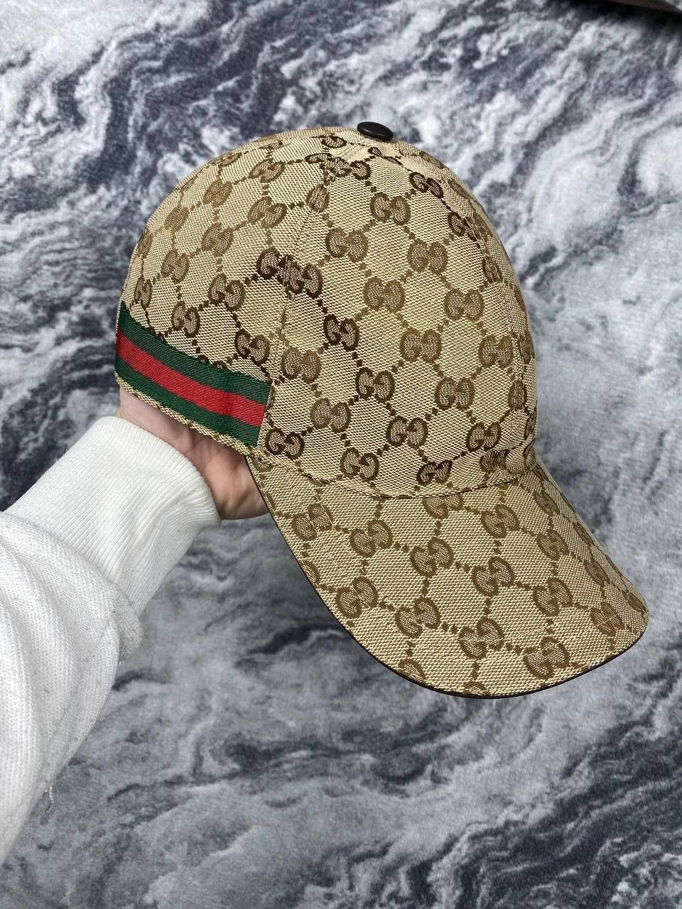 Gucci Gucci Monogram GG Canvas Baseball Cap One Size Beige Size ONE SIZE - 4 Thumbnail
