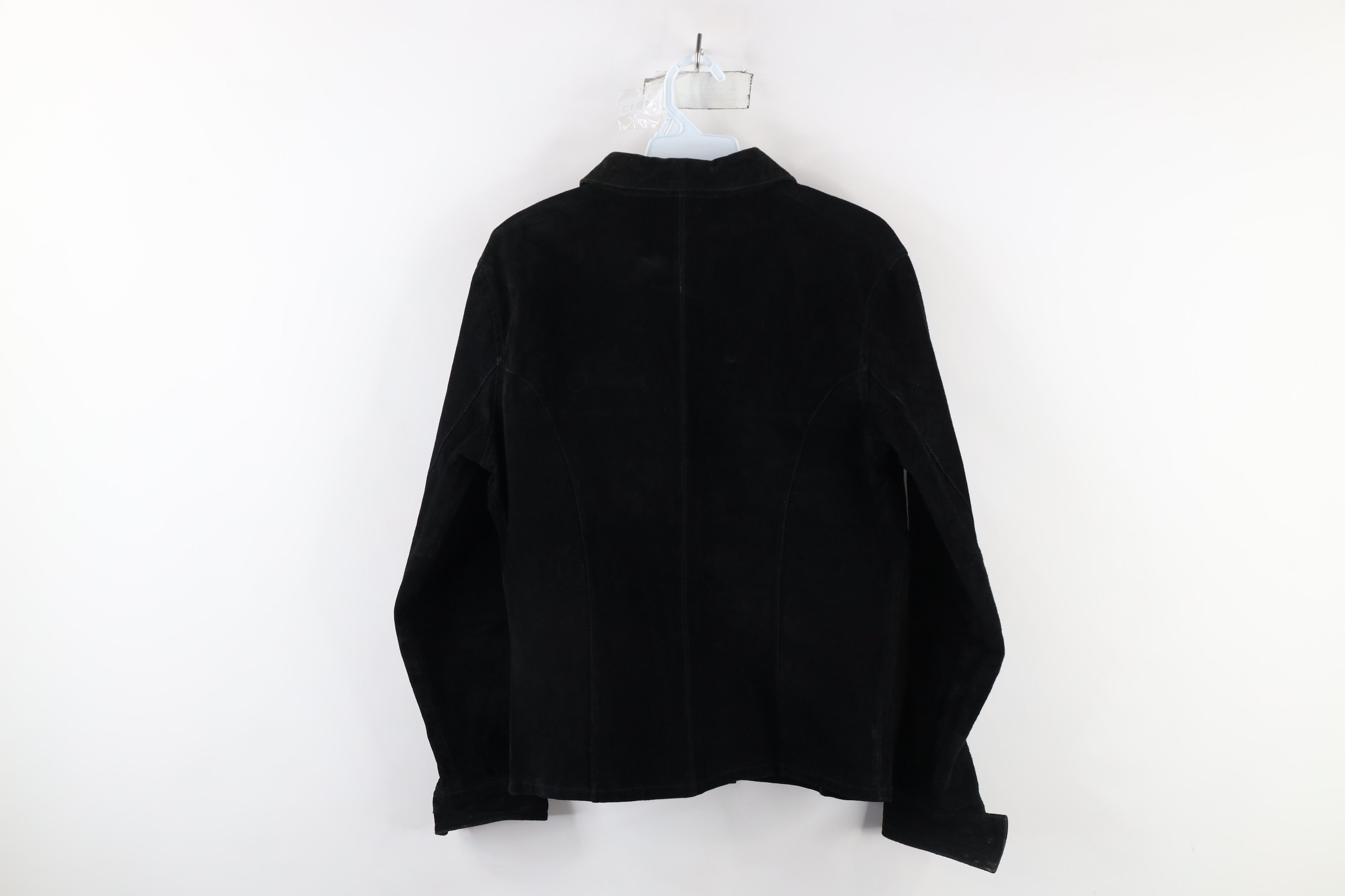Vintage Vintage 90s Streetwear Suede Leather Shirt Jacket Jac Shirt Size S / US 4 / IT 40 - 11 Thumbnail