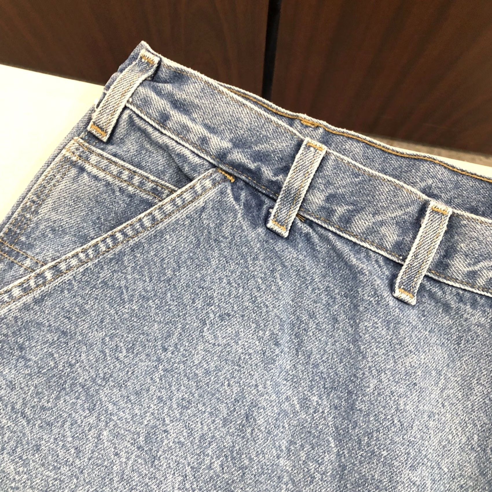 Carhartt VINTAGE Carhartt Carpenter Blue Jean Denim Work Shorts 46 B28 STW Work Beach Casual Size US 30 / EU 46 - 7 Thumbnail