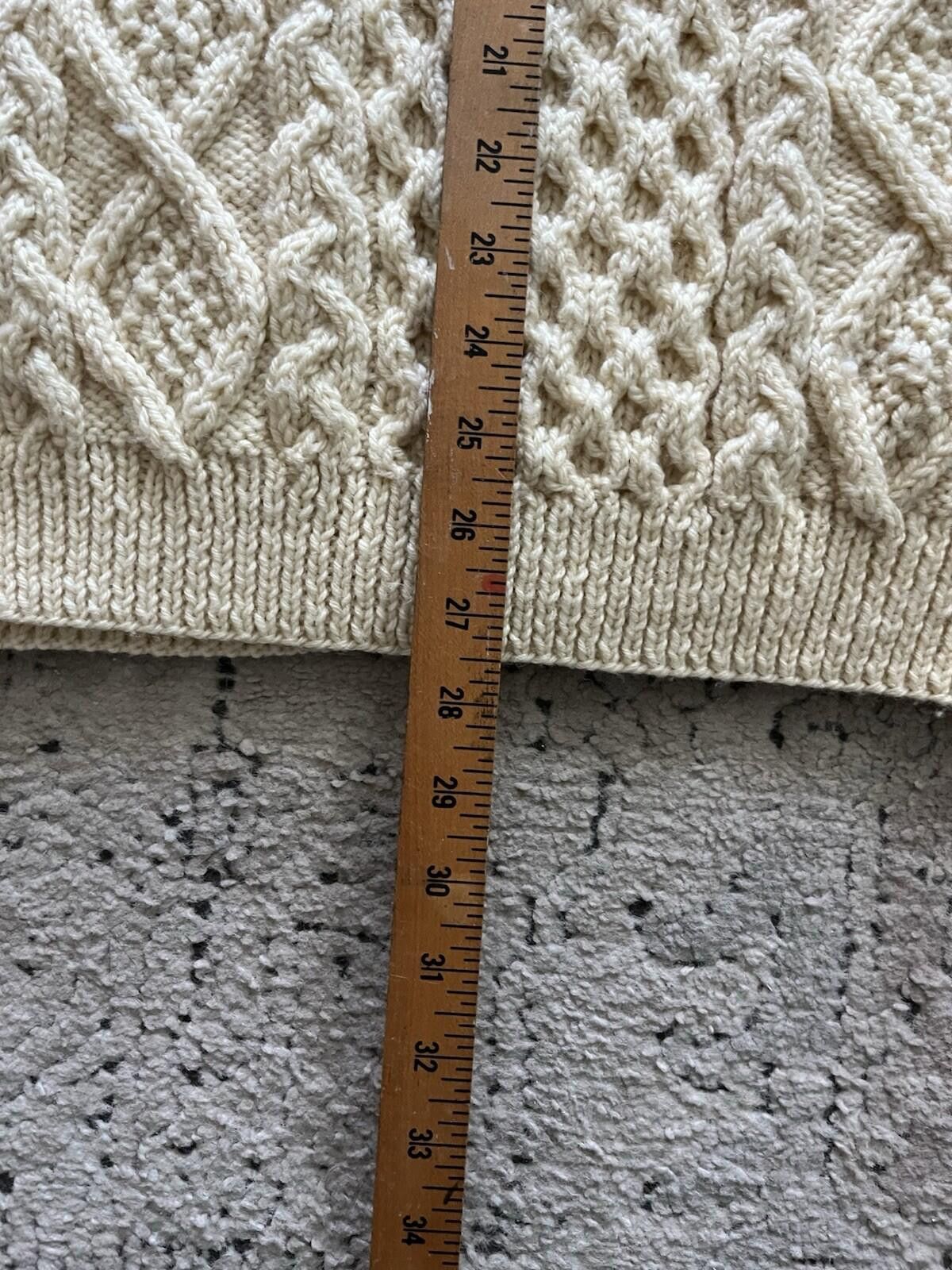 The Unbranded Brand The Woollen Store Dingle Ireland Cable Knit Sweater XL⁠ Size XL / US 12-14 / IT 48-50 - 8 Thumbnail