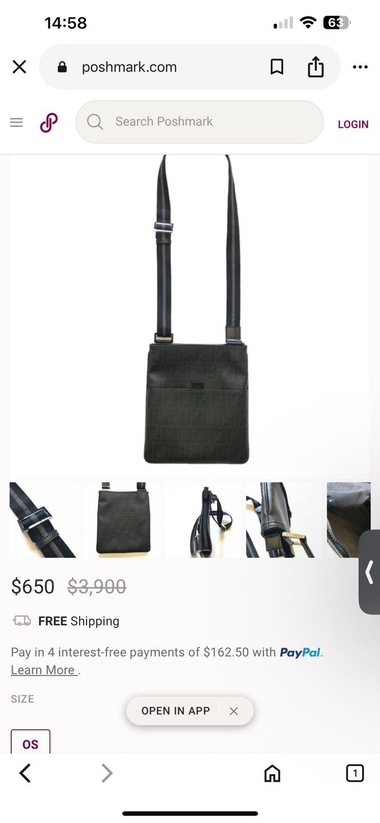 Fendi fendi messenger bag Size ONE SIZE - 6 Thumbnail