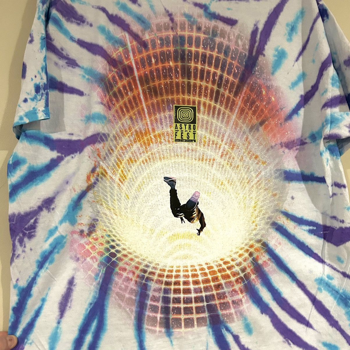 Travis Scott 2021 Travis Scott Astrofest Tie Dye Shirt Size US L / EU 52-54 / 3 - 4 Thumbnail