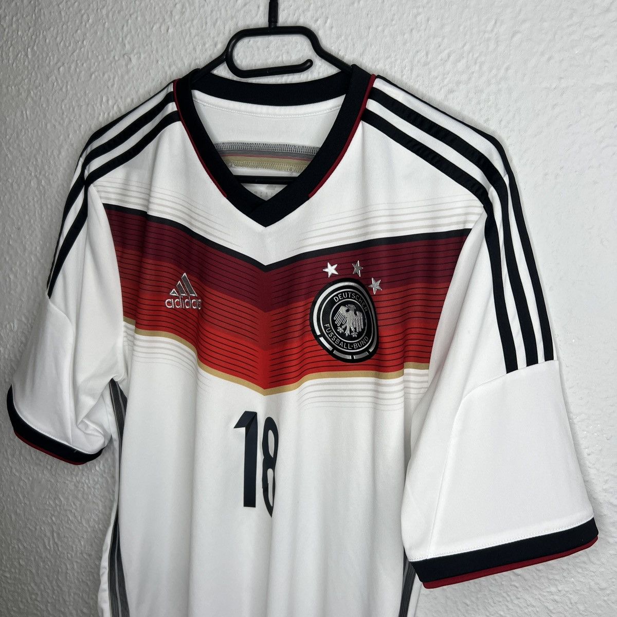 Adidas Adidas German Soccer Jersey Football Toni Kroos 2013/14 Home Size US M / EU 48-50 / 2 - 4 Thumbnail