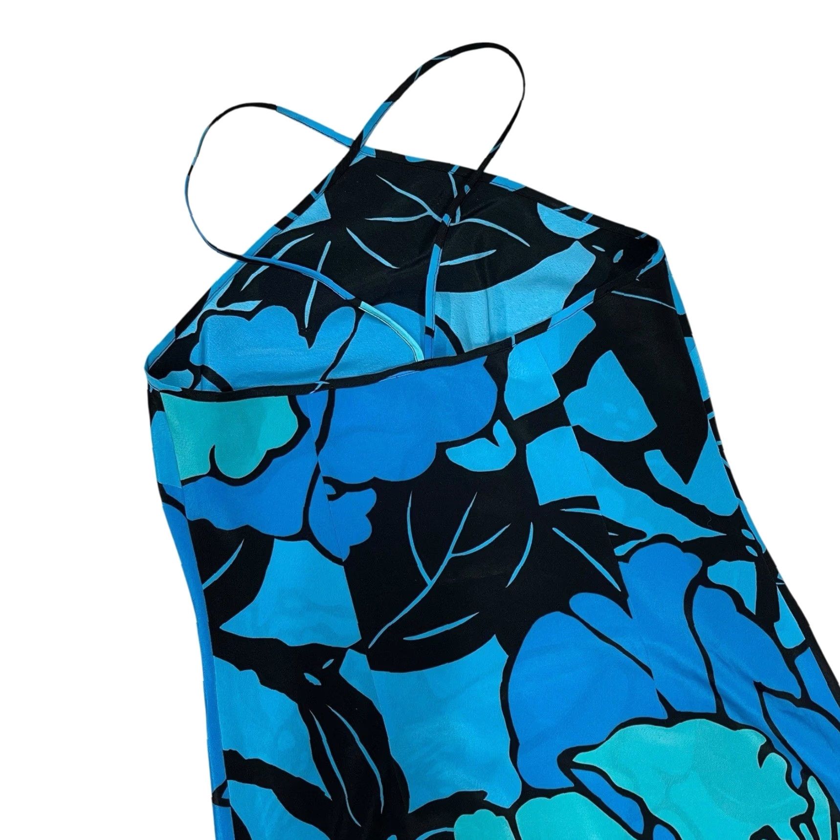 dark blue maid dress Vintage Express floral dress – Fierce Lane