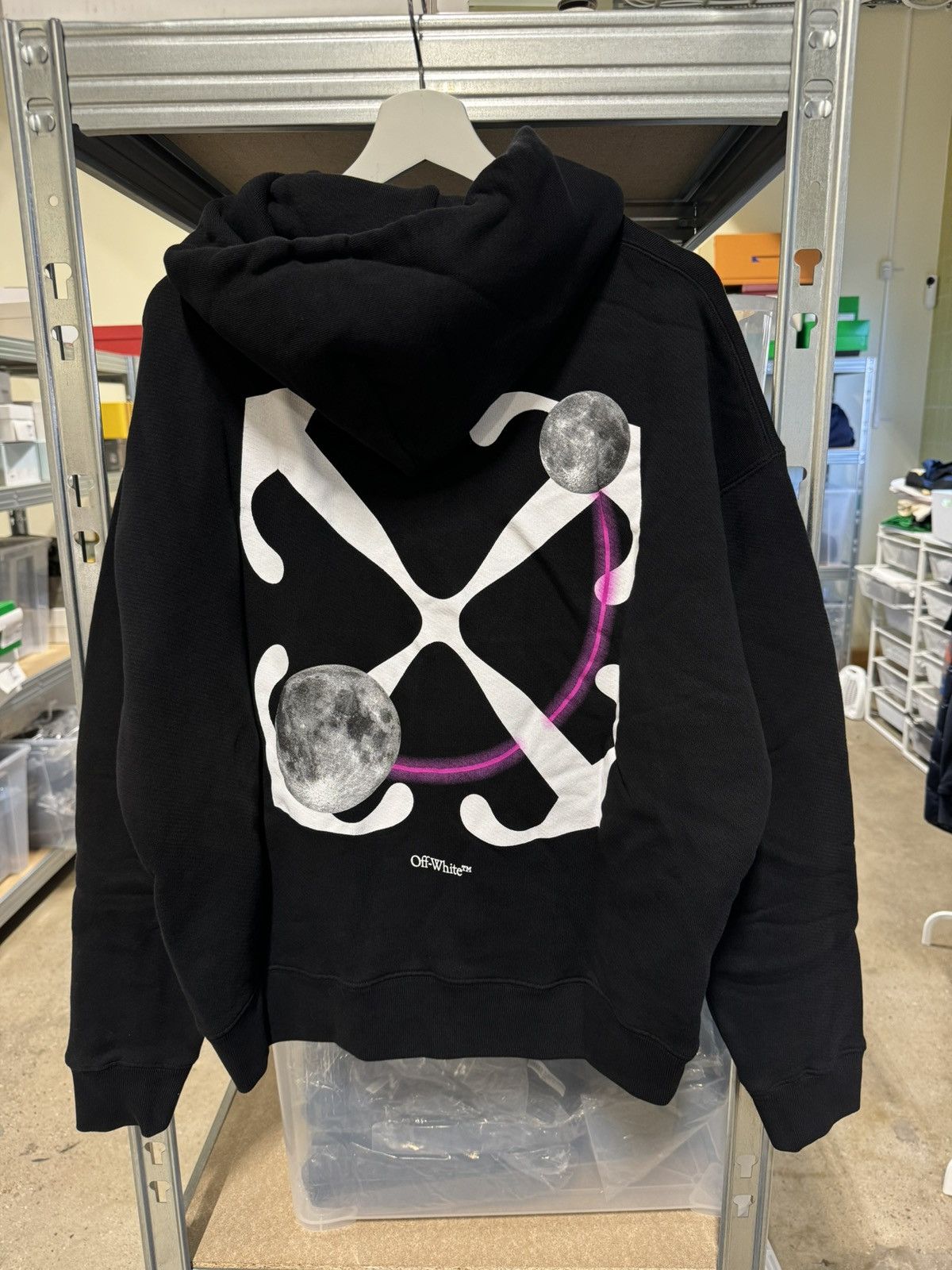 Off-White Off-White Double Moon Arrow Hoodie NEW 1000$ | Grailed
