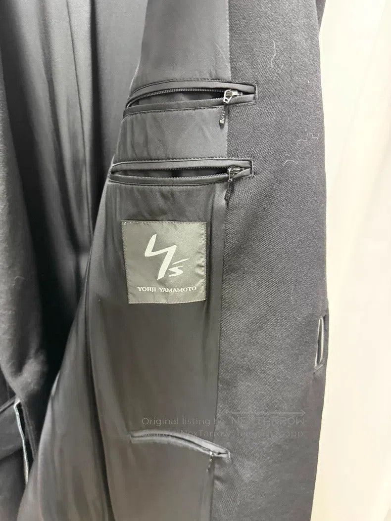 Yohji Yamamoto YOHJI YAMAMOTO Long leather wool coat Size US XL / EU 56 / 4 - 7 Thumbnail