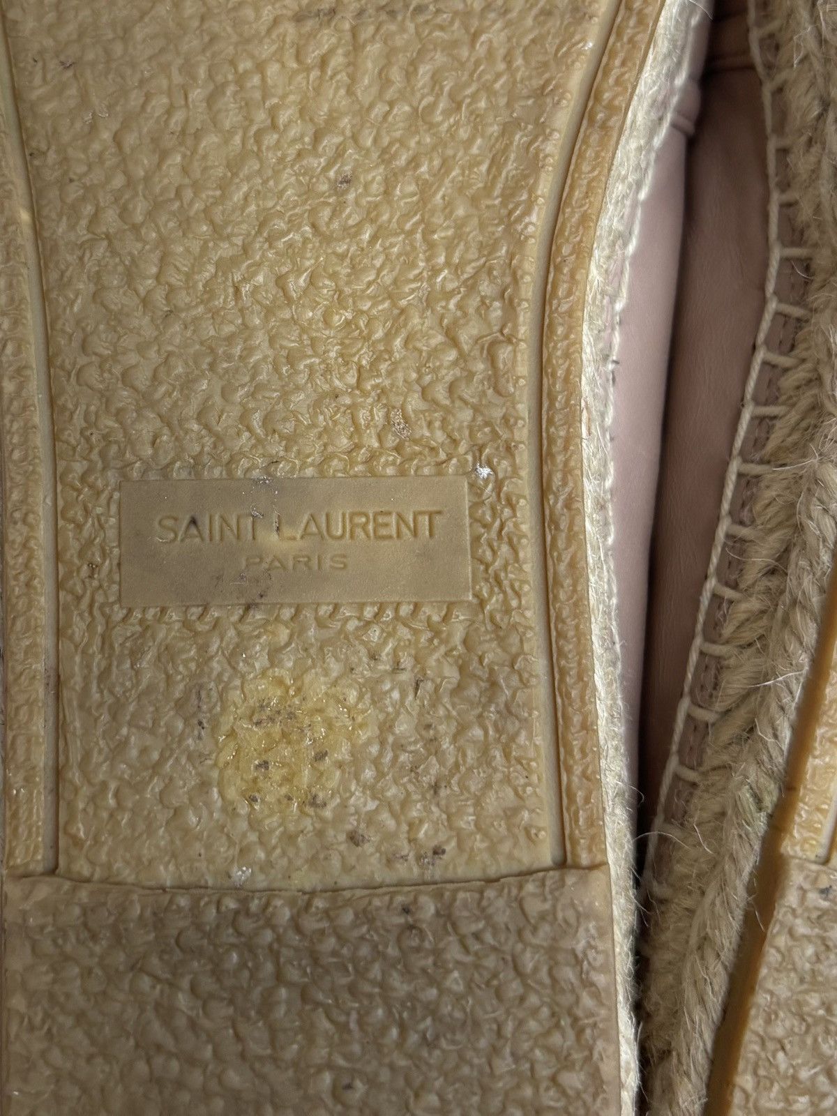 Saint Laurent Paris Saint Laurent YSL leather espadrilles Size US 7 / IT 37 - 9 Thumbnail