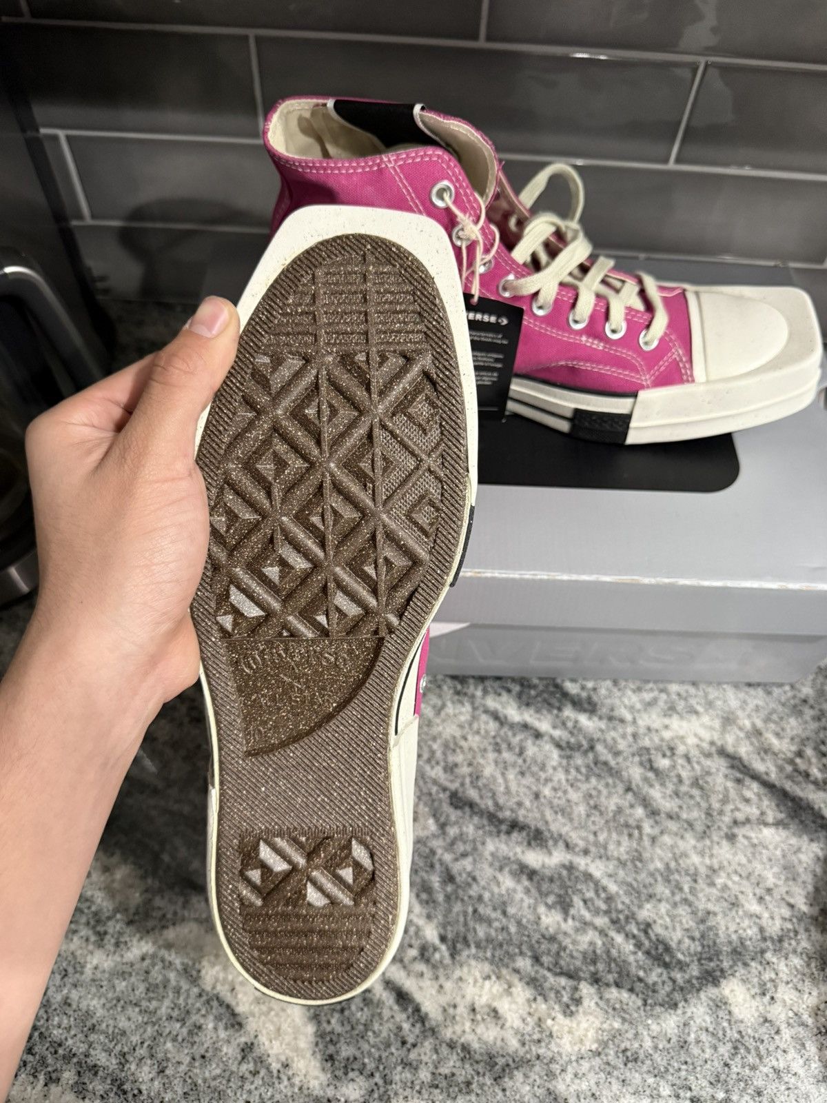 Converse × Rick Owens × Rick Owens Drkshdw rick owens x converse x DRKSHDW TURBODRK Size US 10.5 / EU 43-44 - 7 Thumbnail