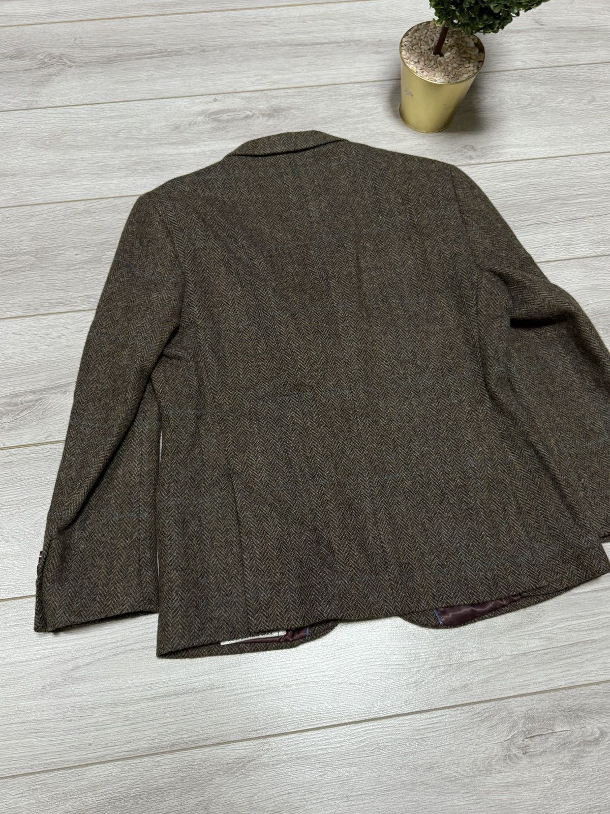Harris Tweed Harris Tweed M&S wool knitted blazer tuxedo Size 40S - 10 Thumbnail