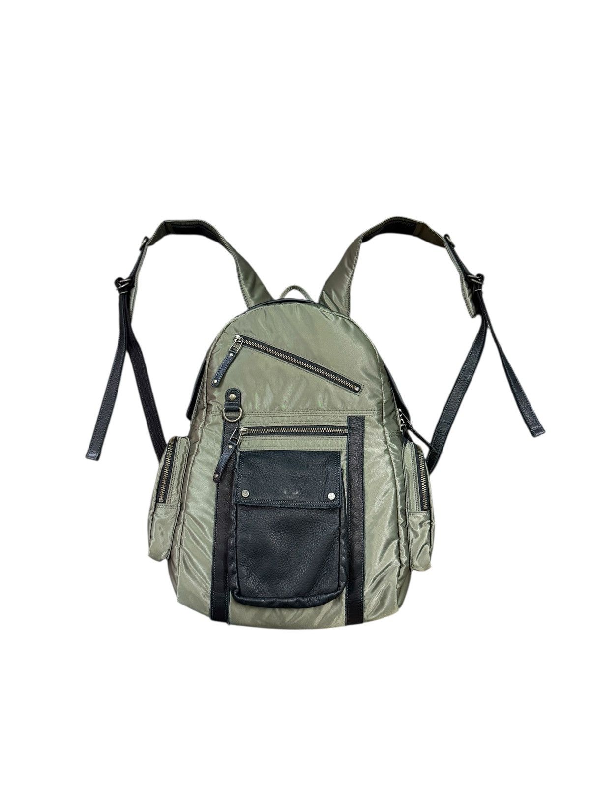 Japanese Brand RARE JYO ARVINISTA NYLON LEATHER BACKPACK Size ONE SIZE - 1 Thumbnail