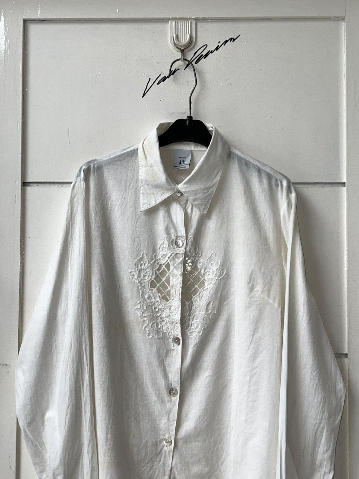 Armani Exchange Armani Exchange Trademark White Shirt Size US XS / EU 42 / 0 - 10 Thumbnail