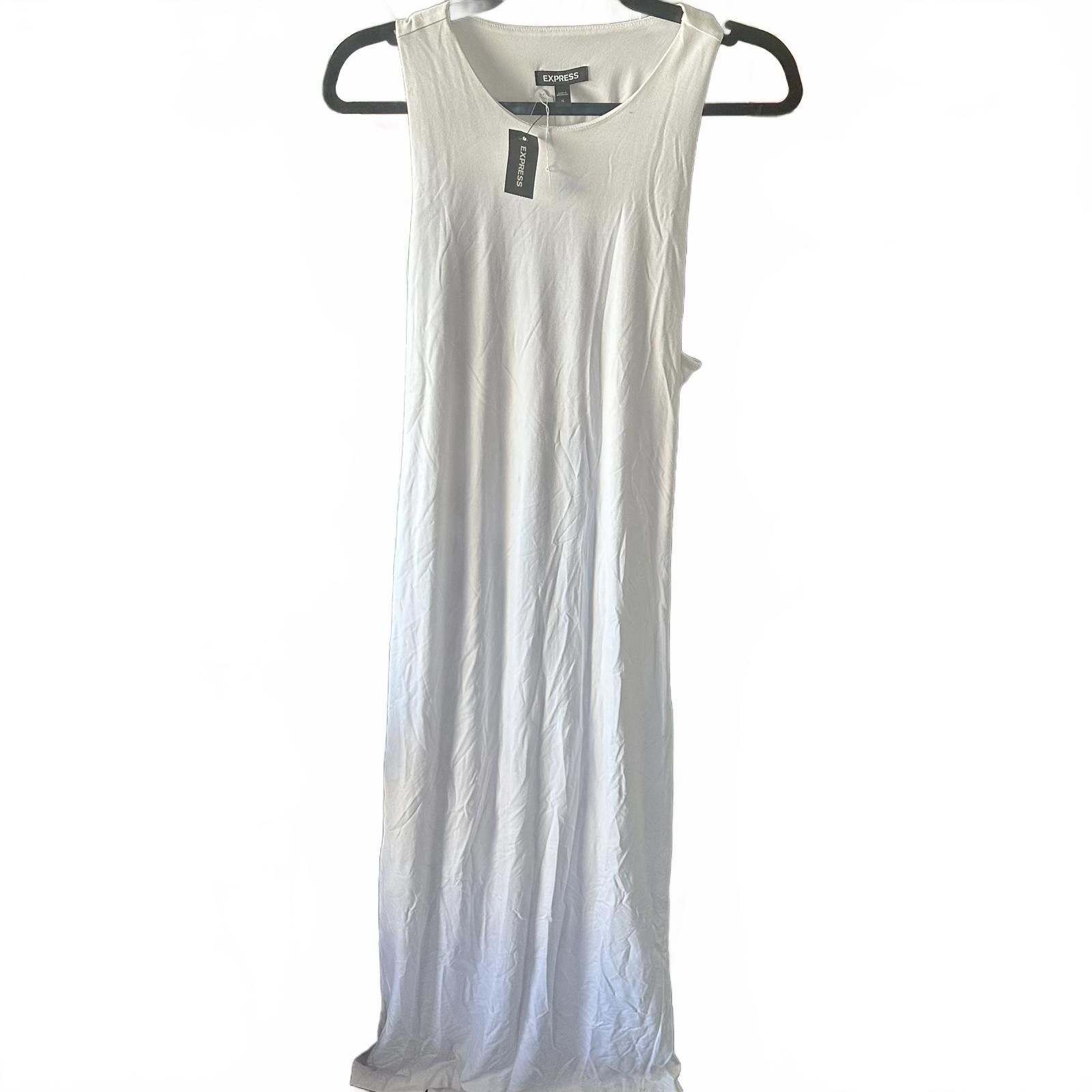 Express Express Women's Long White Tank Dress - New With Tags Size XL / US 12-14 / IT 48-50 - 1 Thumbnail