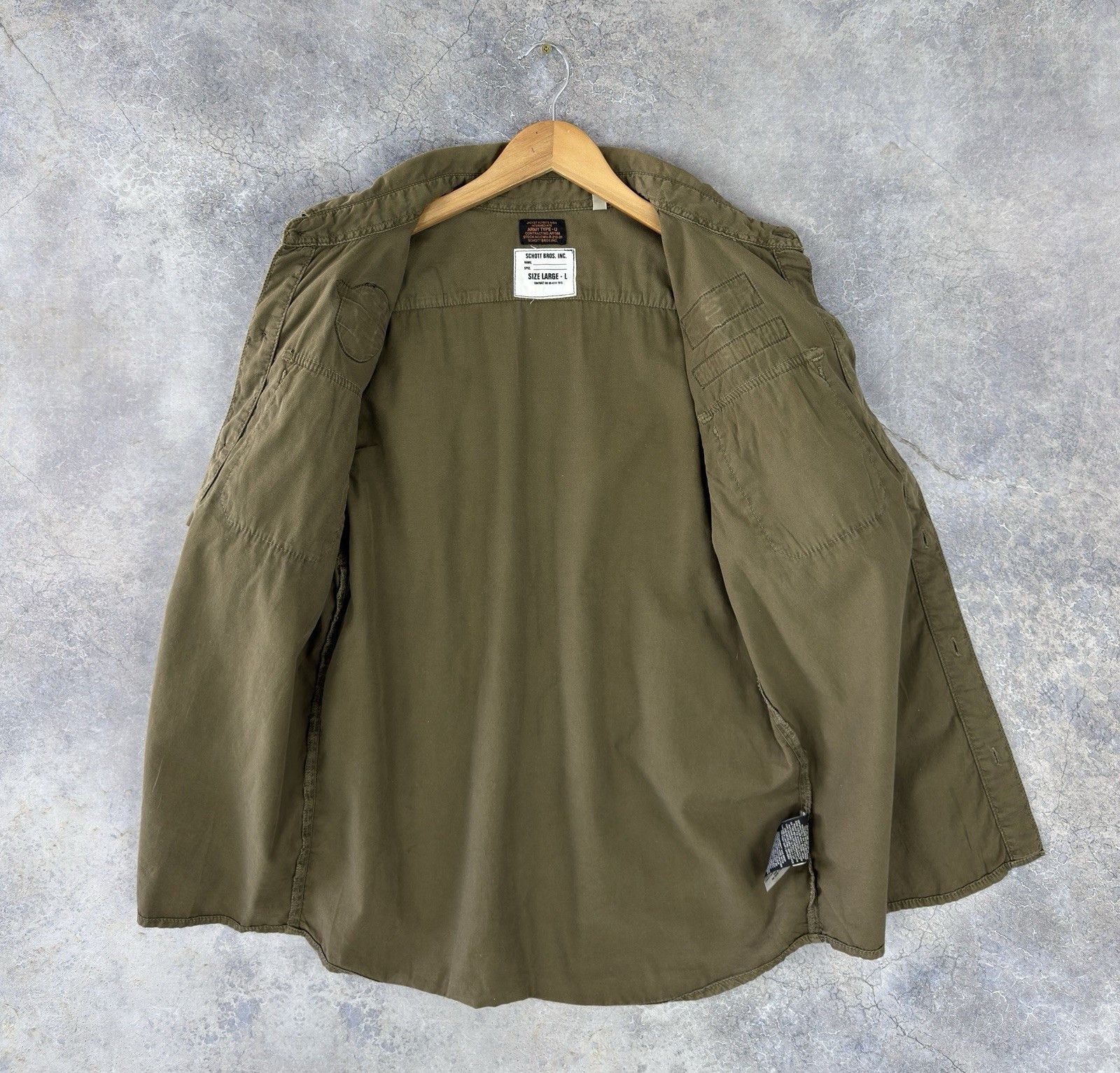 Schott Schott Flyers Intermediate US Air Force Military Shirt Size US L / EU 52-54 / 3 - 11 Thumbnail