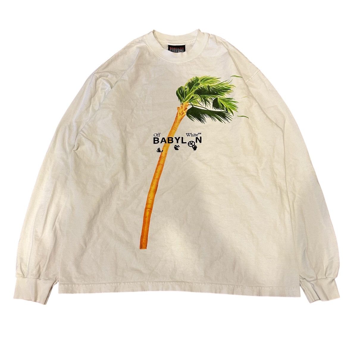 Babylon × Off-White Off-White x Babylon III Wind Palm Tree Long Sleeve Shirt Size US L / EU 52-54 / 3 - 1 Thumbnail