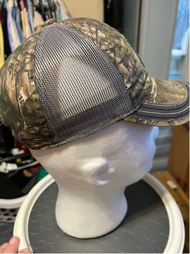 Realtree Men's Realtree Camouflage Grey Trucker Hat One Size Size ONE SIZE - 4 Thumbnail
