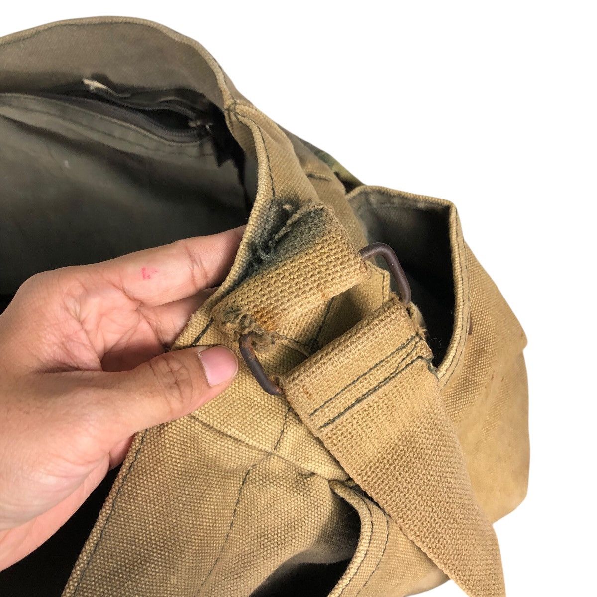 Vintage Vintage Military Worker Sling Bag Duck Canvas Buzz Ricksons Size ONE SIZE - 11 Thumbnail