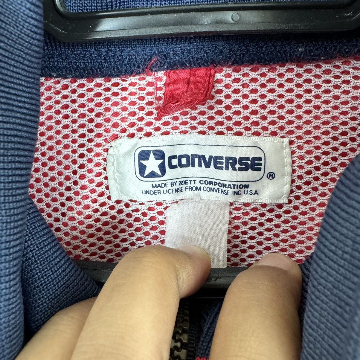 Converse × Vintage Vintage 90s Sunfaded Converse Sales Promotion Staff Jacket Size US M / EU 48-50 / 2 - 8 Thumbnail
