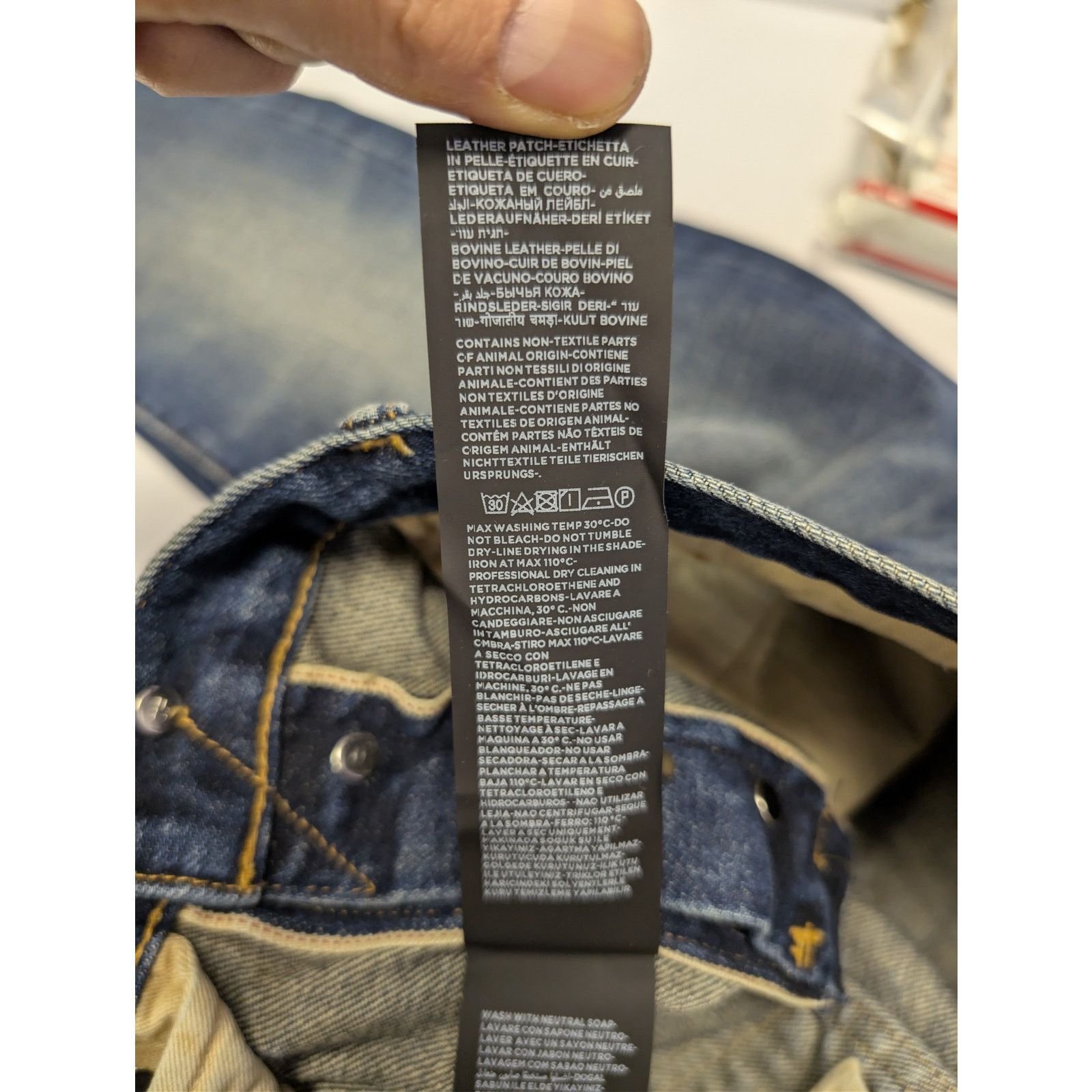 Tom Ford o1rshd1 Slim Jeans in Navy Size US 34 / EU 50 - 19 Thumbnail