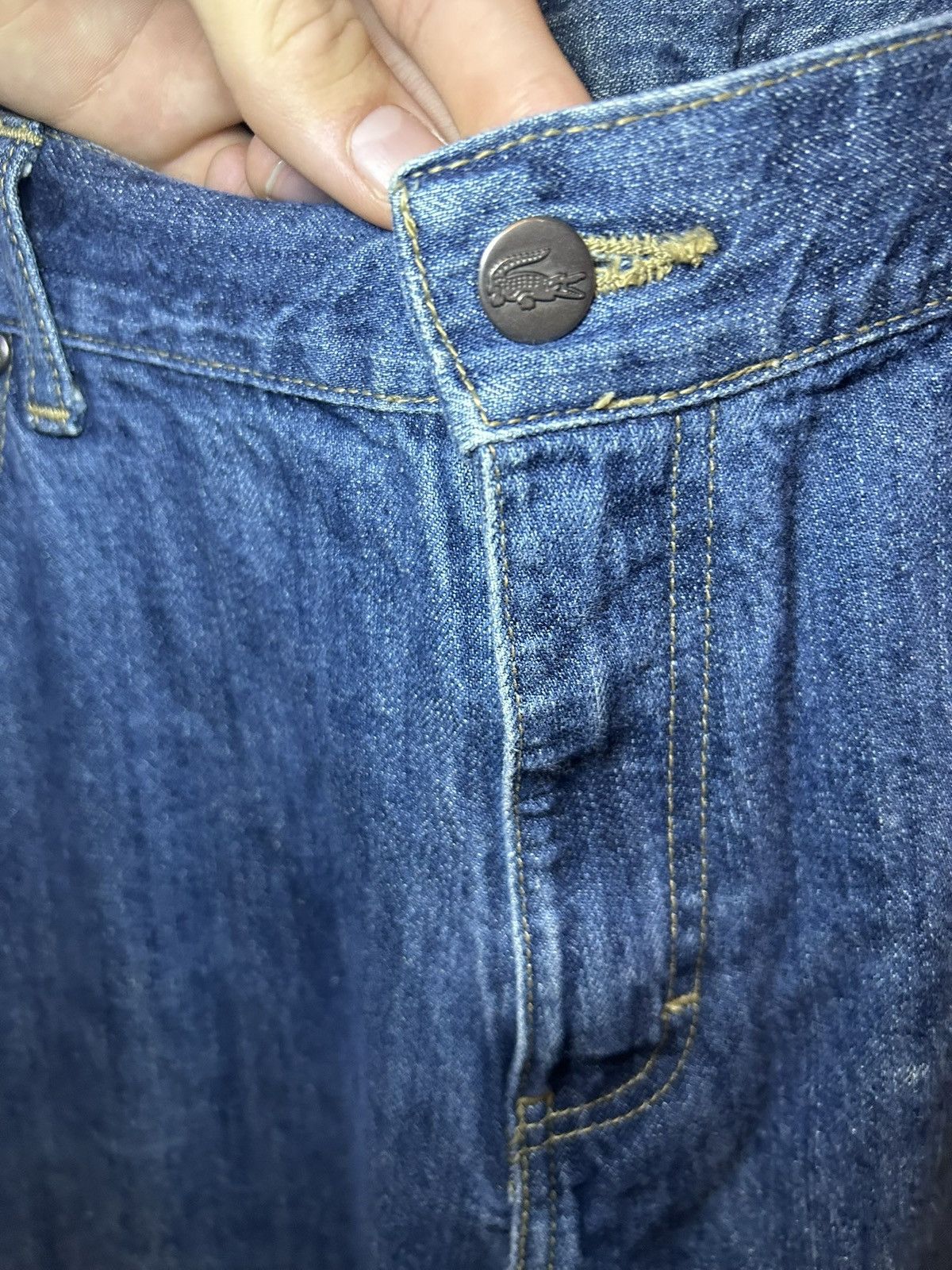 Lacoste Vintage Lacoste baggy blue jeans Size US 36 / EU 52 - 5 Thumbnail