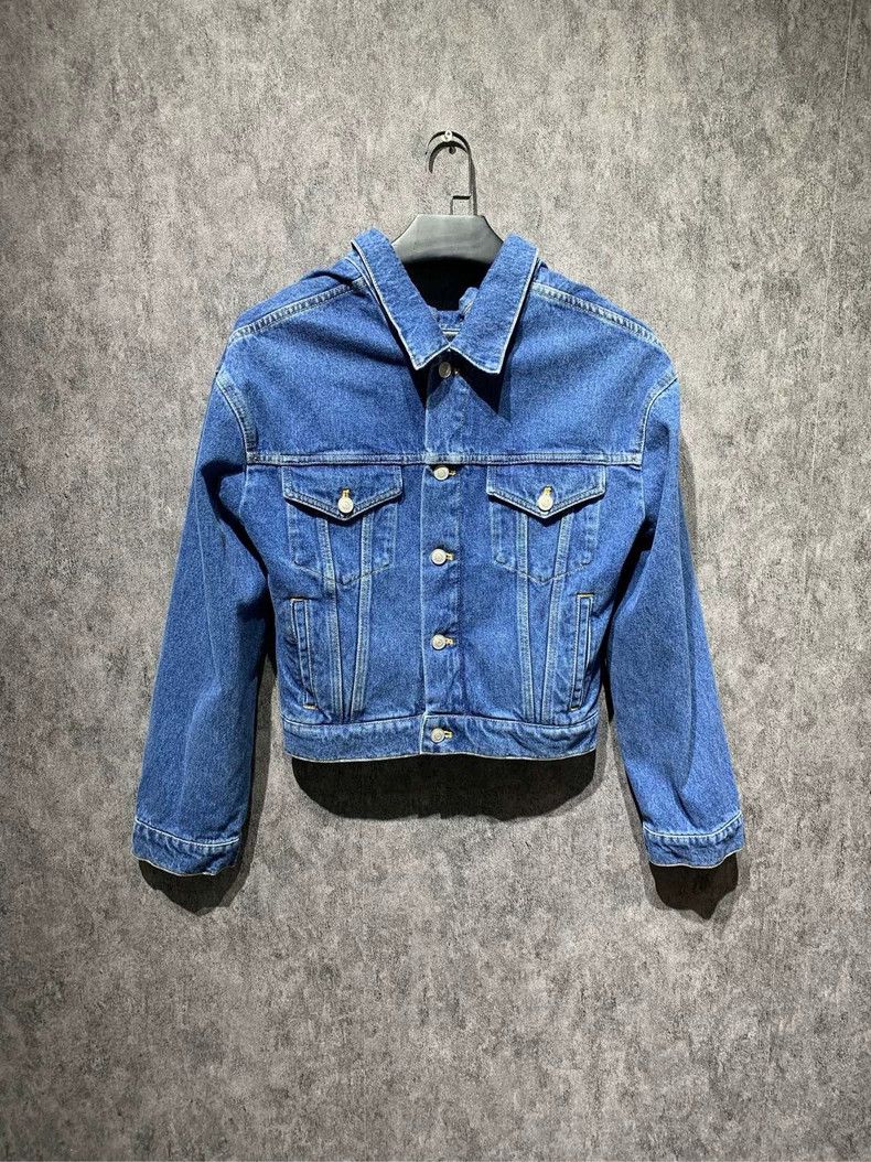Balenciaga Balenciaga Blue Simple Denim Jacket 2502-Nextarrow Size XS / US 0-2 / IT 36-38 - 1 Thumbnail