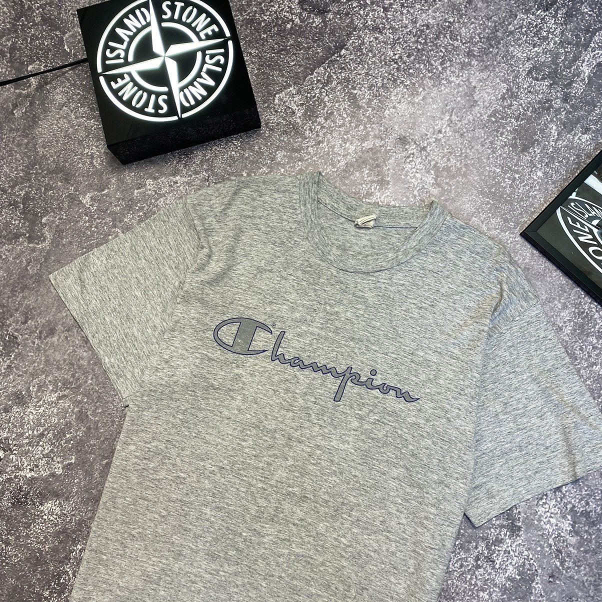 Champion Vintage Champion Made In USA Big Logo Basic tee Size US XL / EU 56 / 4 - 2 Thumbnail