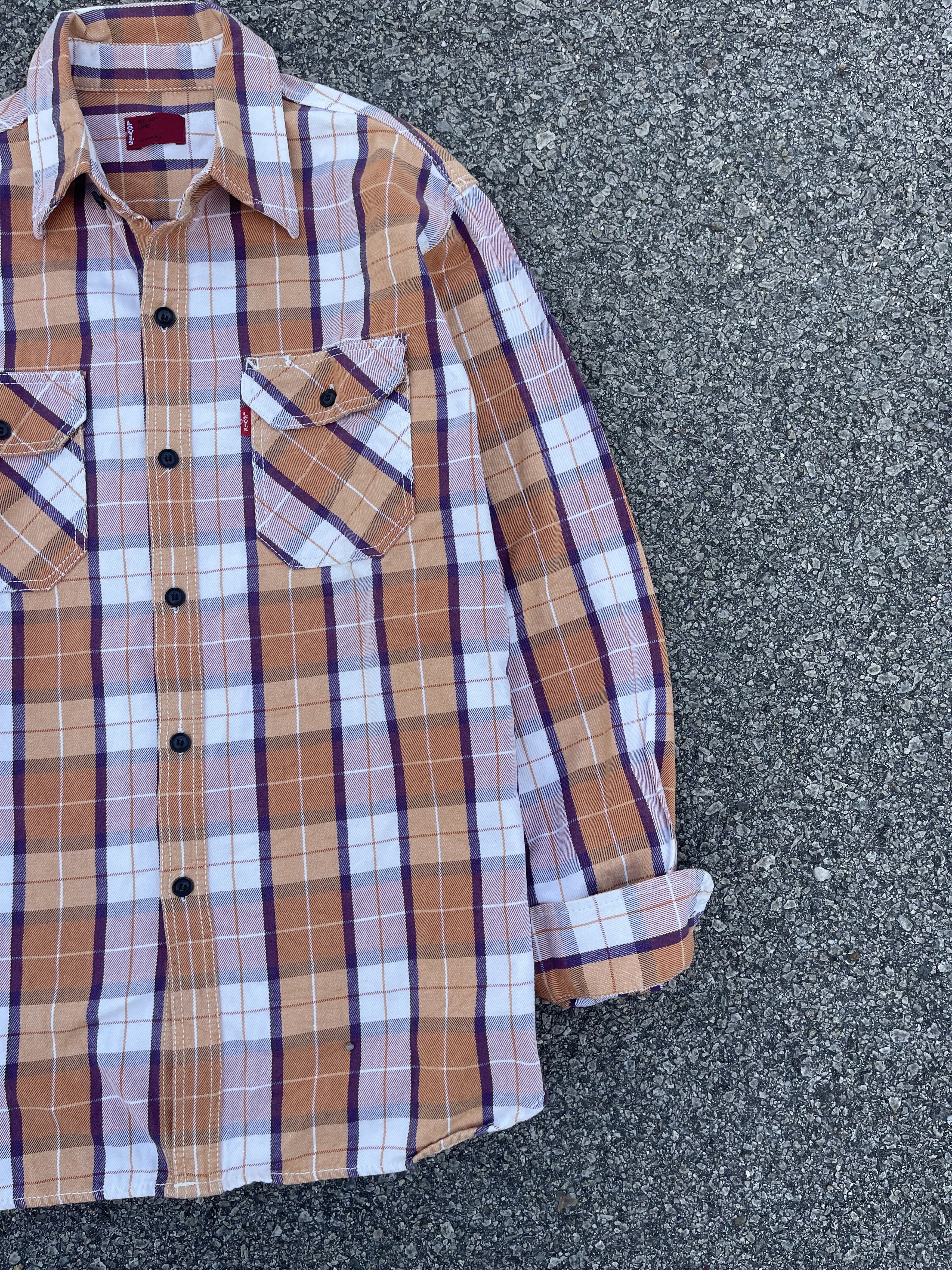 Flannel × Levi's Levis Ultra Heavy Double Pocket Checked Flannel Travis Scott Size US L / EU 52-54 / 3 - 5 Thumbnail