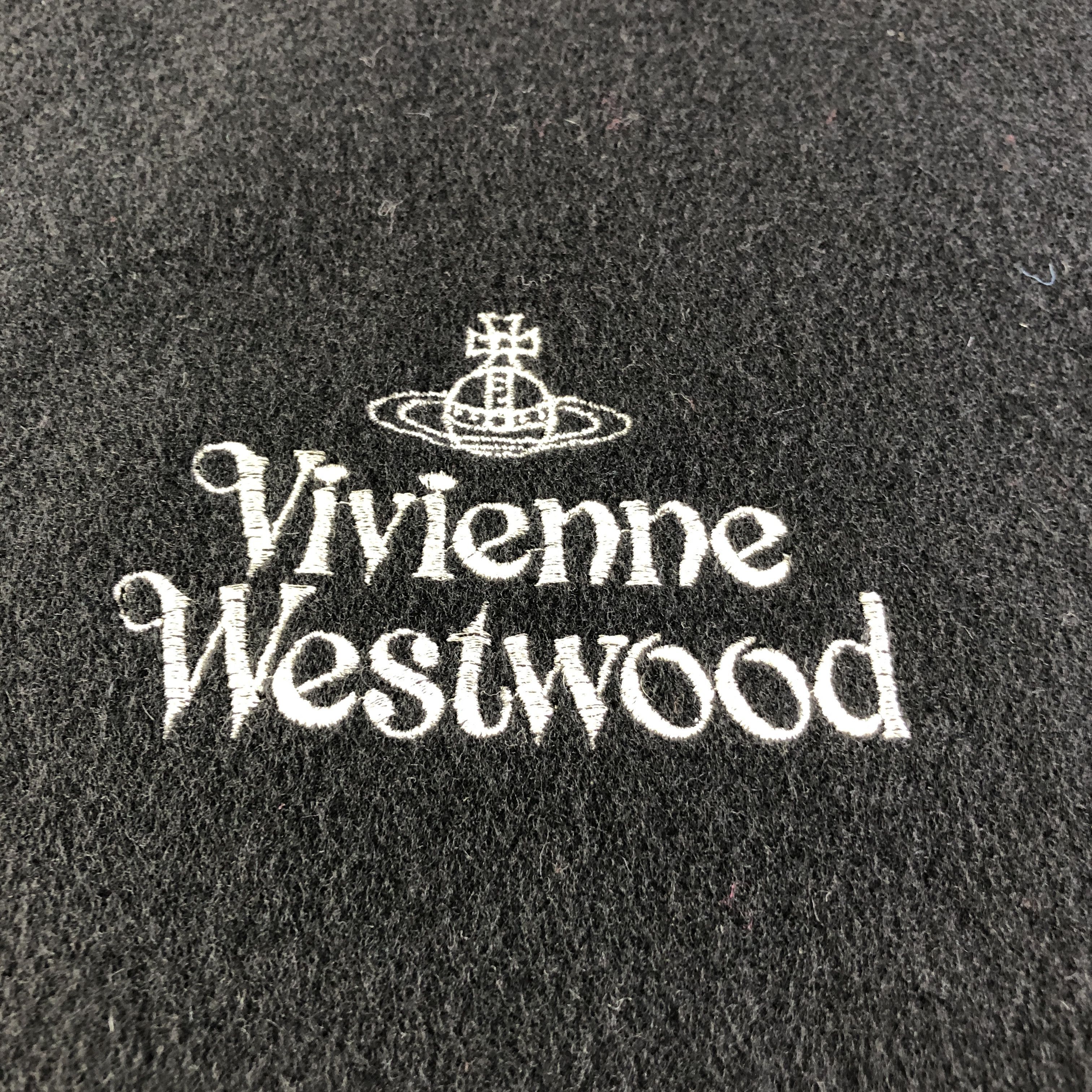 Vivienne Westwood Vivienne Westwood Plain Wool Scarf Muffler V2693 Size ONE SIZE - 5 Thumbnail