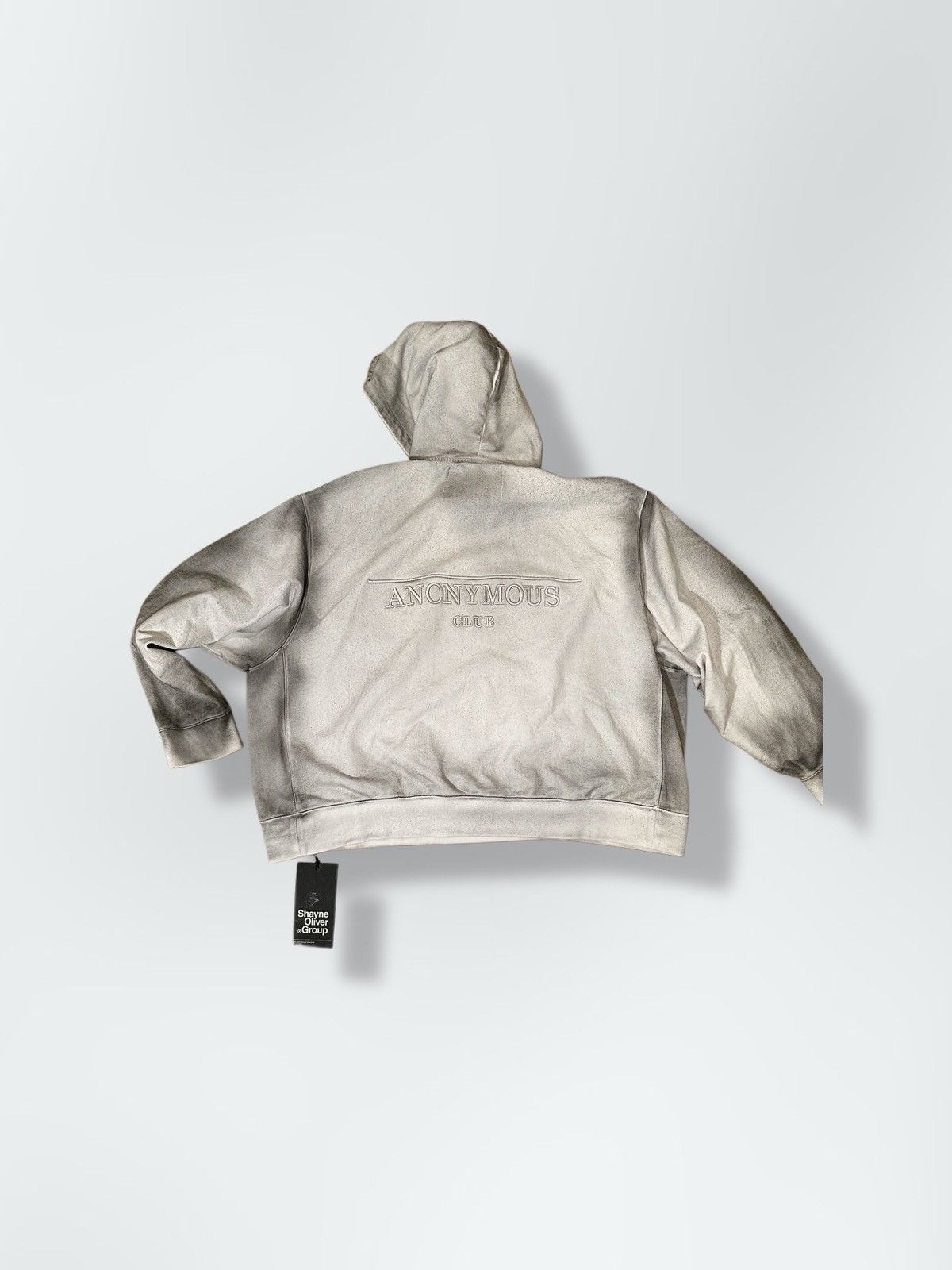 Anonymous Club Anonymous Club Hoodie - Dirty White Size US L / EU 52-54 / 3 - 2 Thumbnail