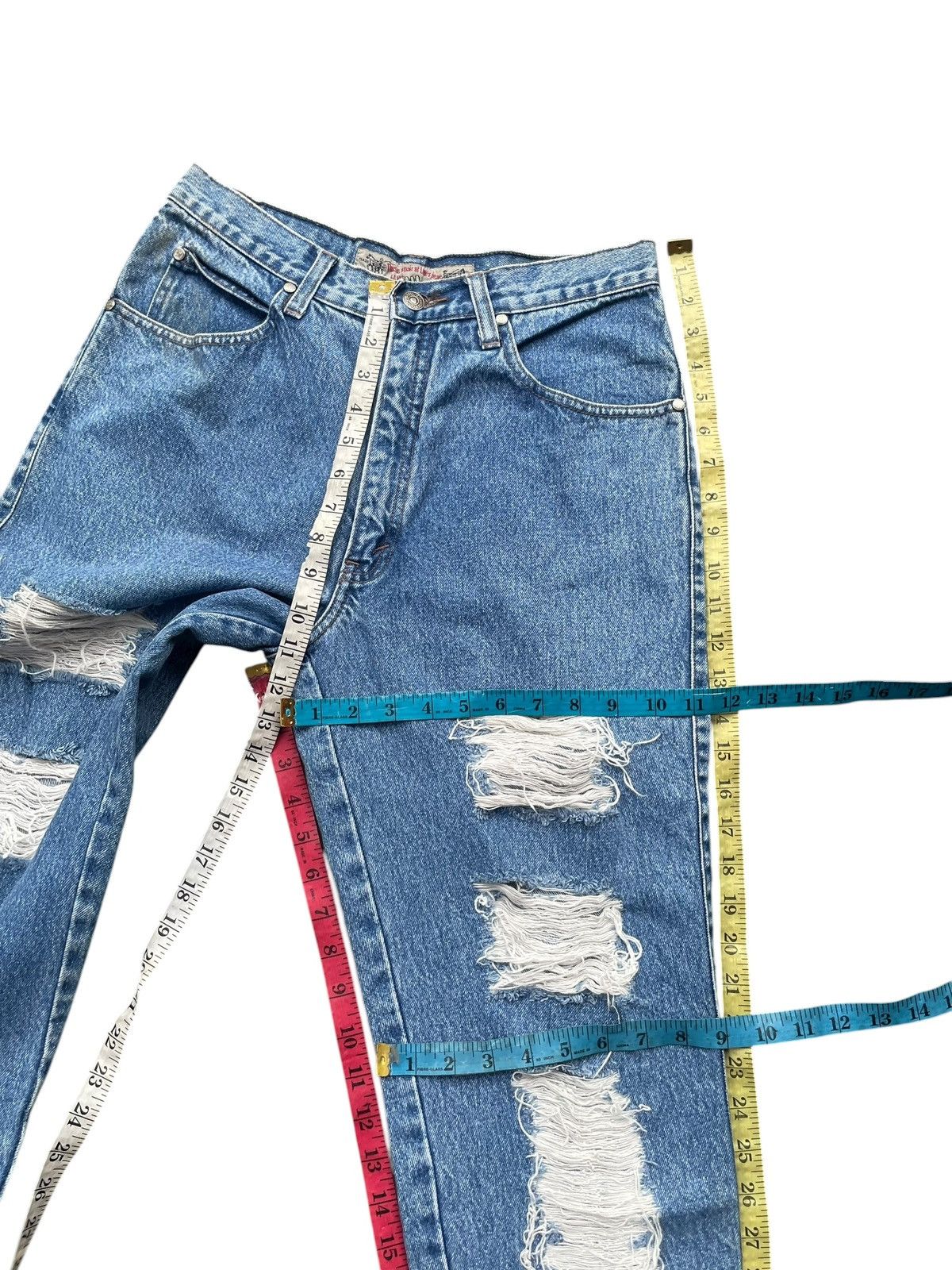 Levi's Vintage 1993 Levis 901 Silver Tab Distresed Size 30" / US 8 / IT 44 - 10 Thumbnail