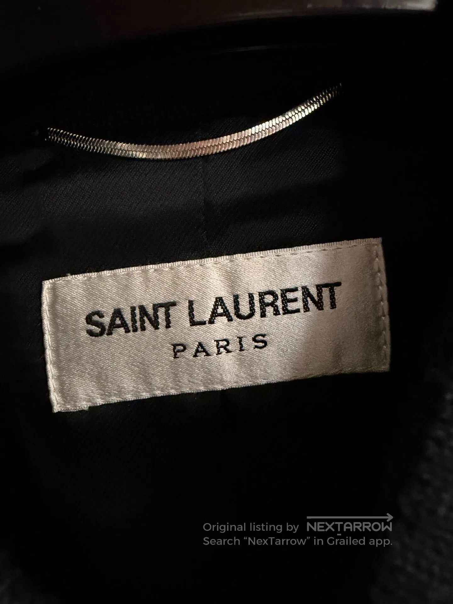 Saint Laurent Paris Saint Laurent Teddy Wool Baseball Jacket. Size US L / EU 52-54 / 3 - 2 Thumbnail
