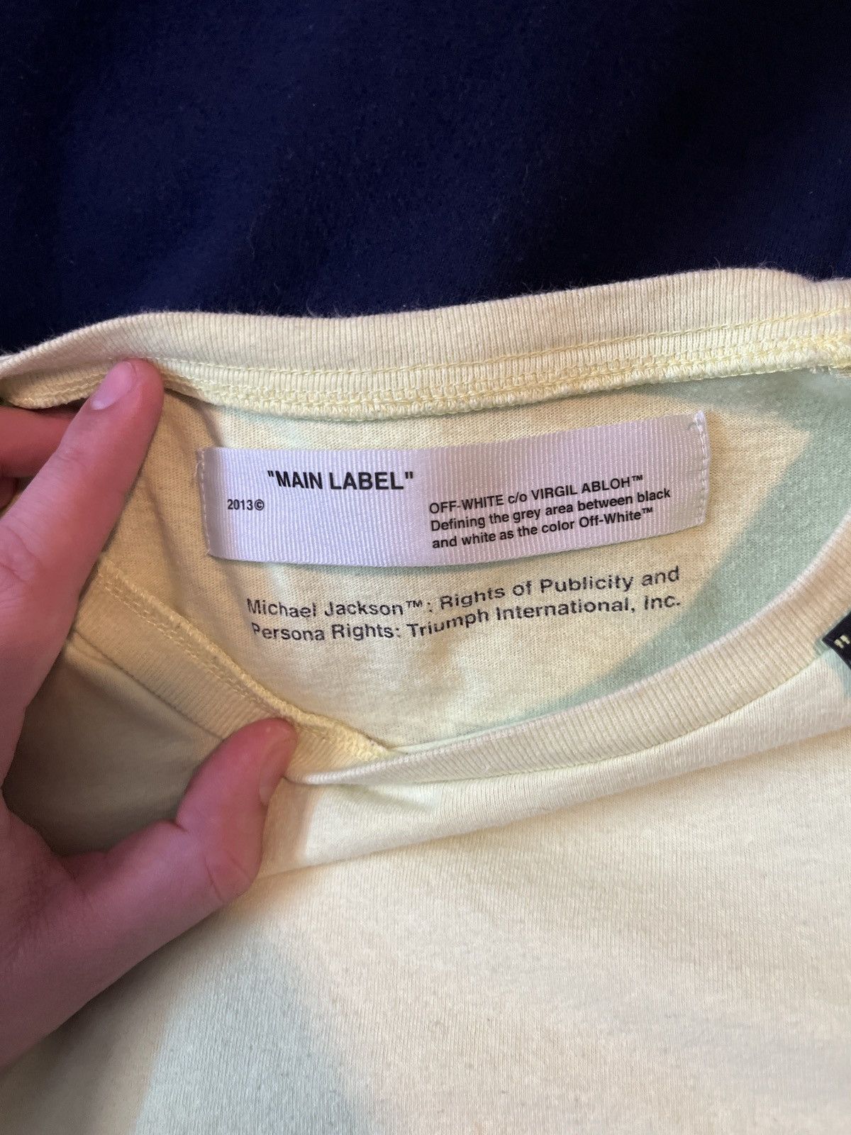 Off-White Offwhite MJ tee Size US M / EU 48-50 / 2 - 5 Thumbnail