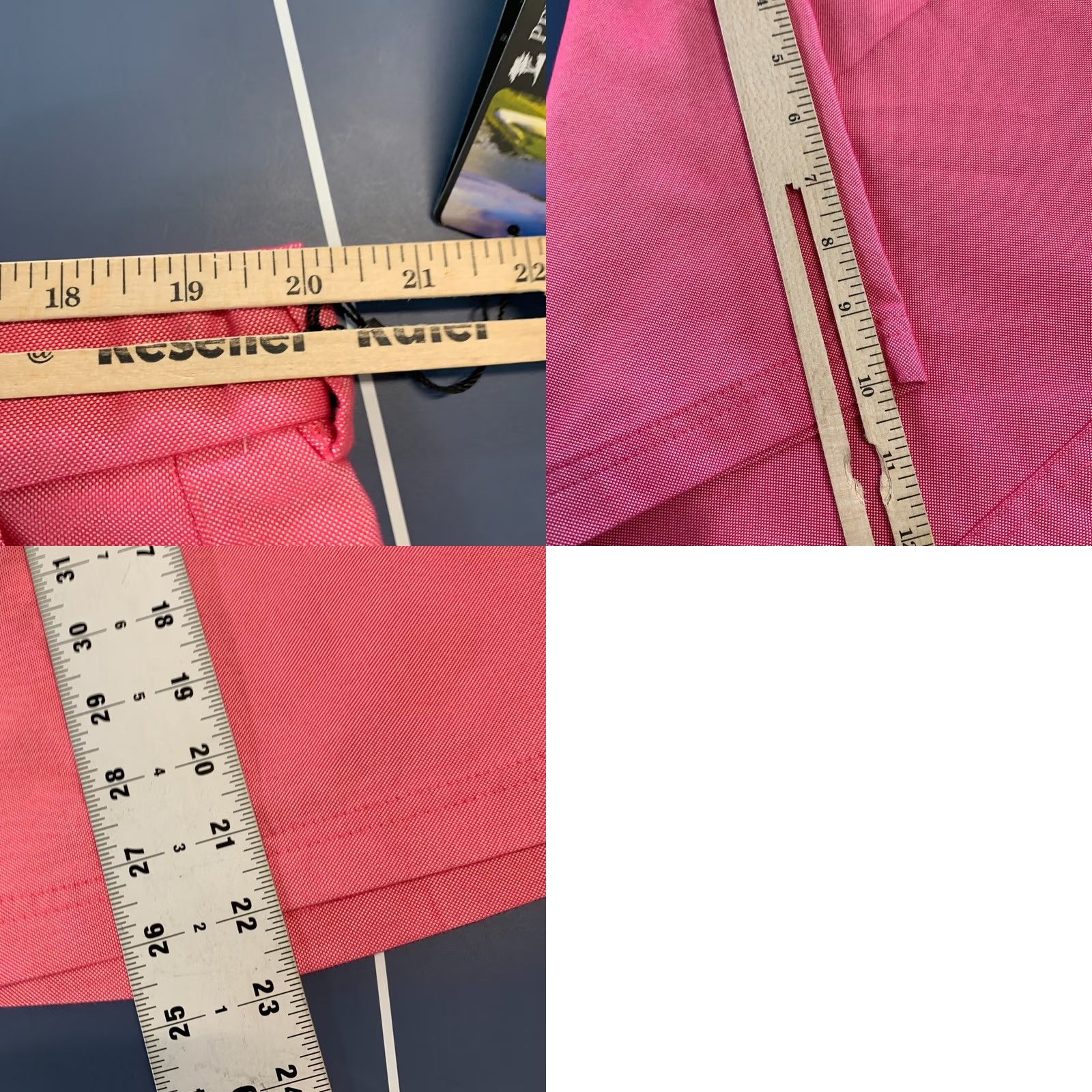 Vintage Pebble Beach Pink Mens 40x10 Chino Golf Shorts Casual Shirt? Size US 40 / EU 56 - 9 Thumbnail