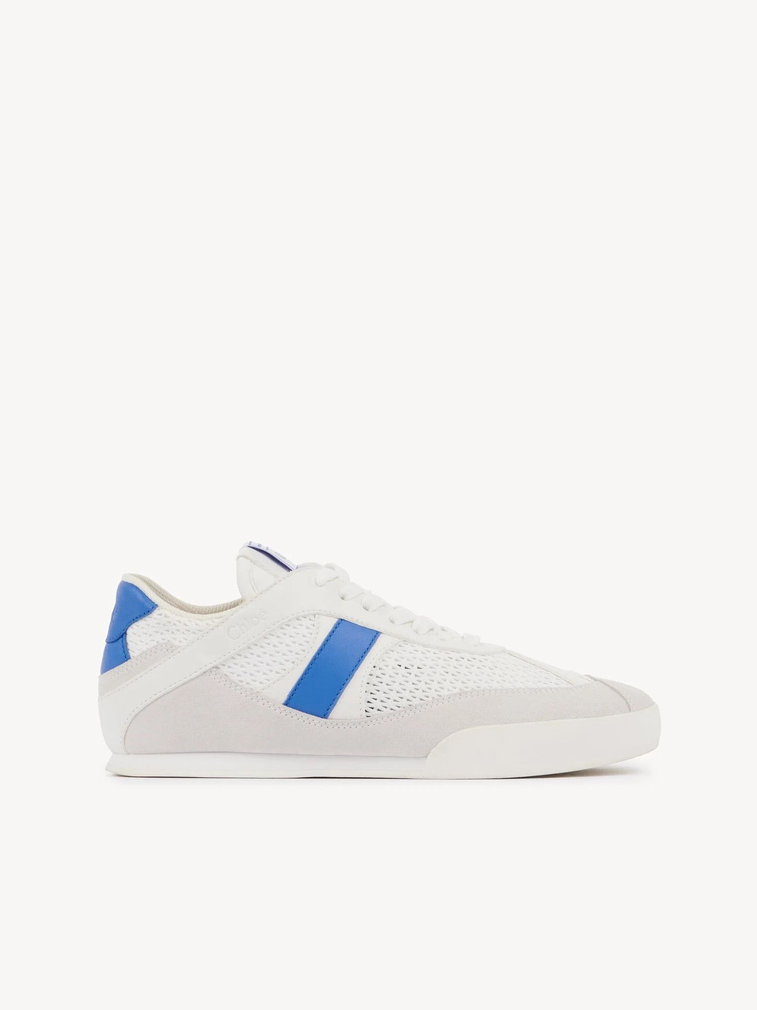 Chloe o1loc1c10226 Kick Low-Top Sneakers in White/Blue Size US 10 / IT 40 - 1 Thumbnail
