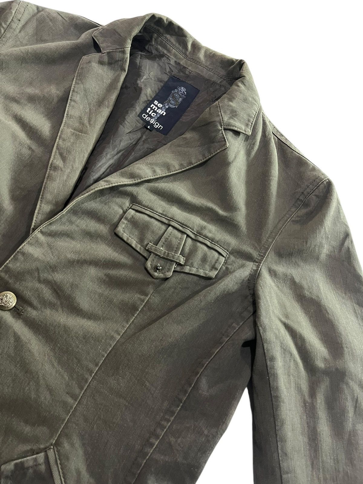 If Six Was Nine Semantic Design Sunfaded Blazer Jacket Size US L / EU 52-54 / 3 - 7 Thumbnail